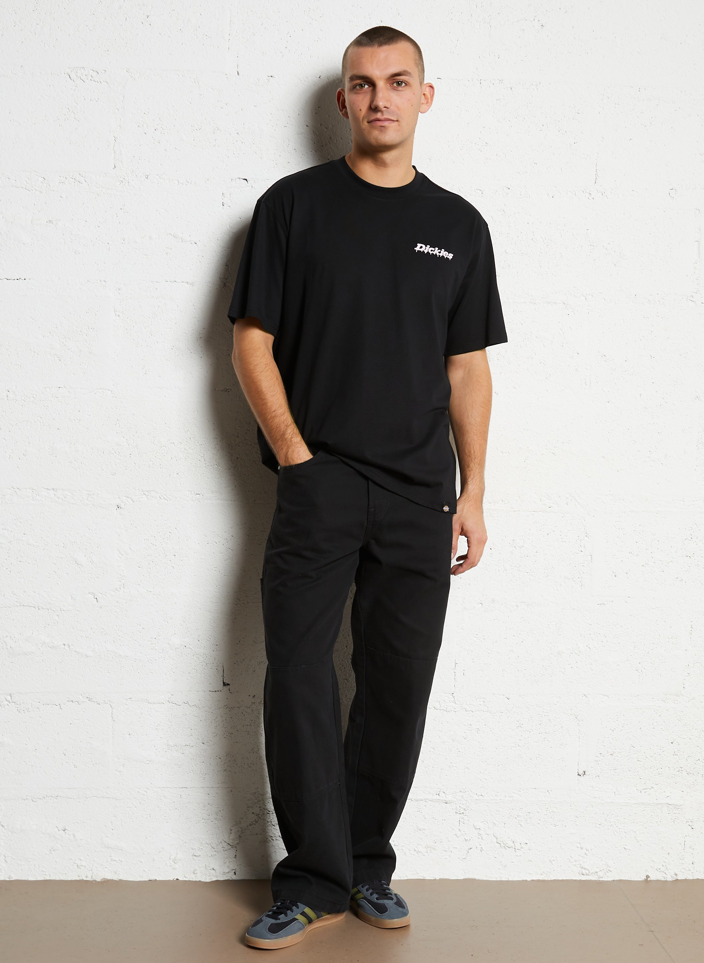 Recht, katoenen T-shirt DICKIES Zwart