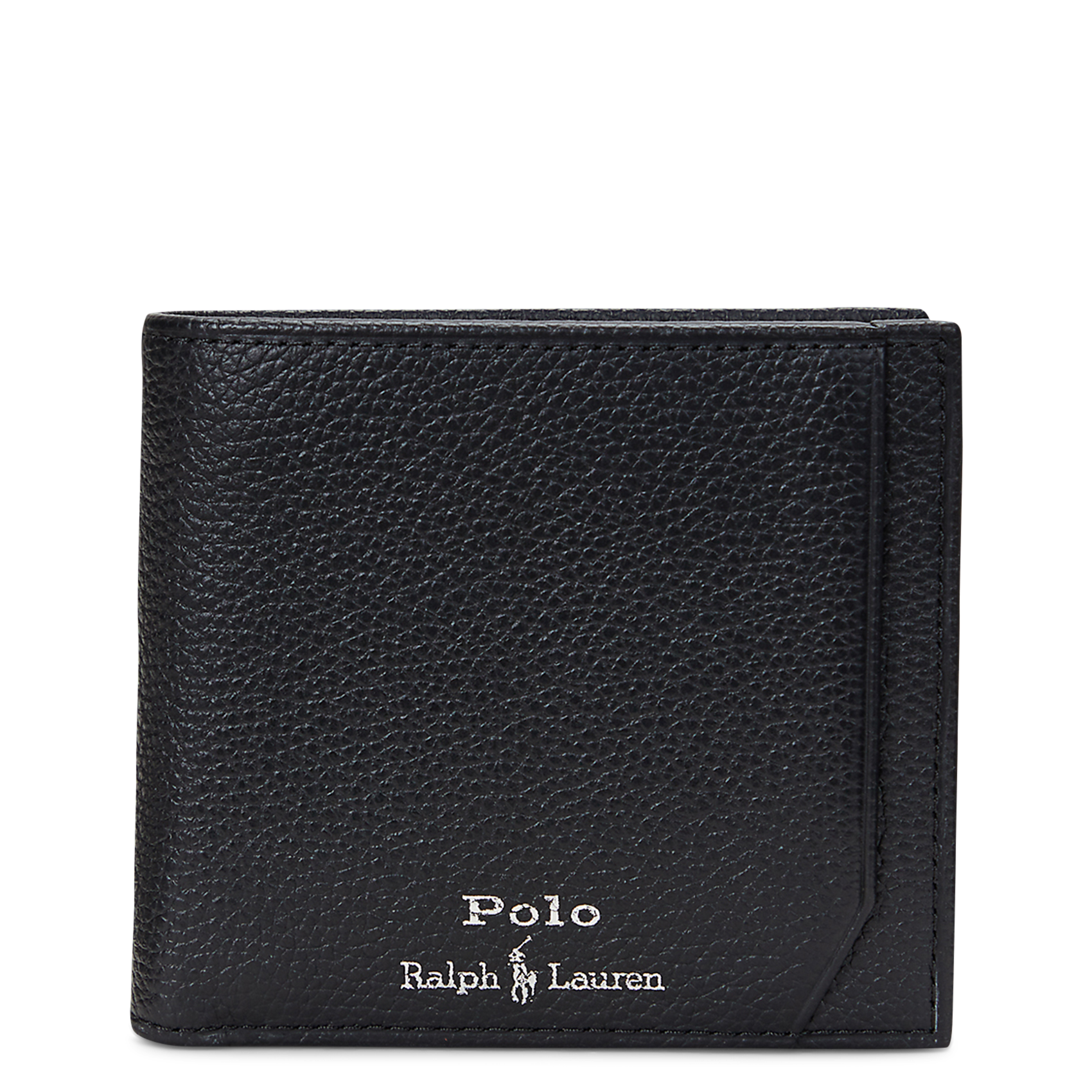 - 100 % piel, - 6 ranuras para tarjetas, - 1 bolsillo central, - Medidas: 10 x 7 cm. POLO RALPH LAUREN Negro