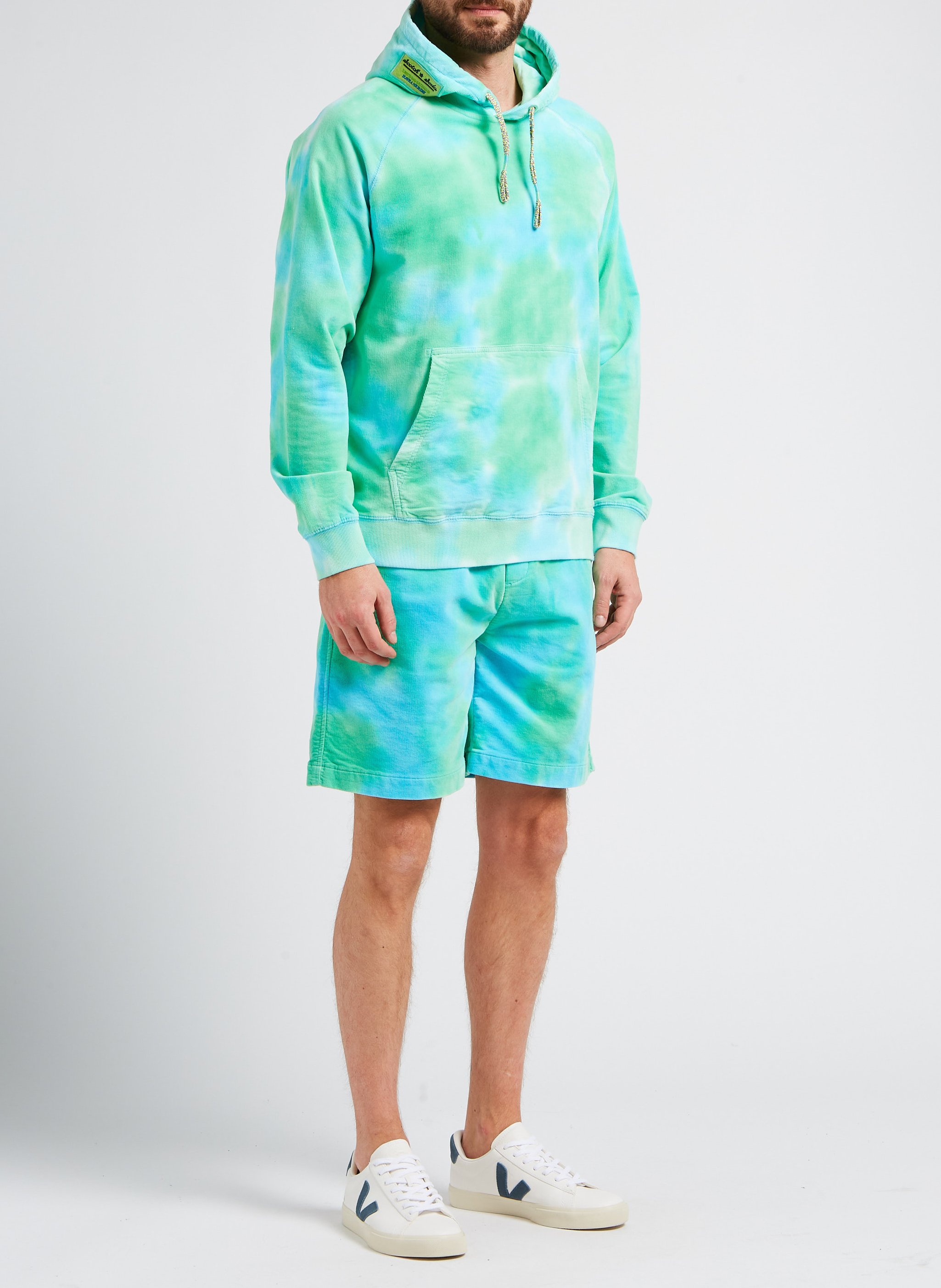 Regular-fit short van biologisch katoen SCOTCH AND SODA Blauw