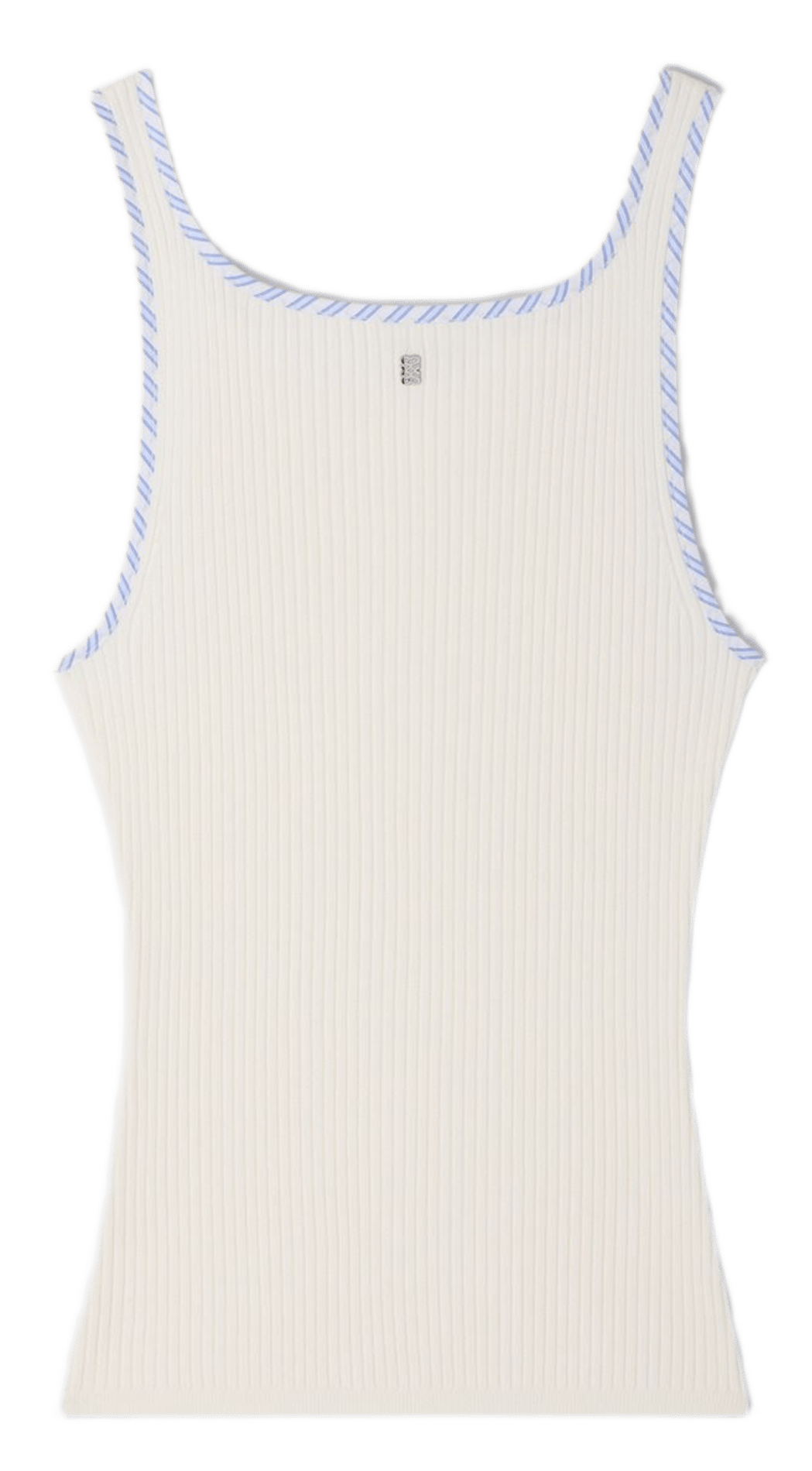 Singlet van tricot met vierkante hals SANDRO Beige