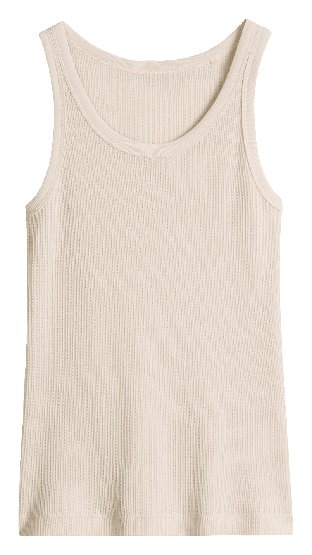 Débardeur uni en maille côtelée MARC O'POLO Beige