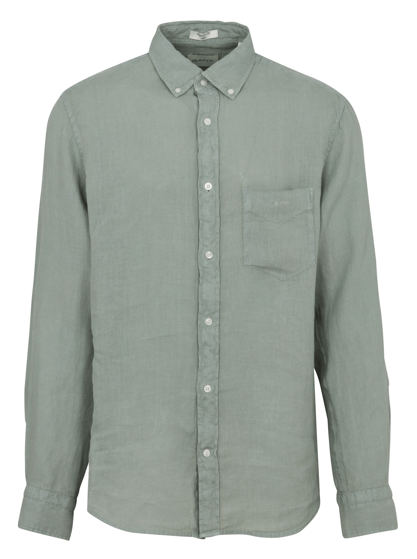 Recht, linnen overhemd met klassieke kraag GANT