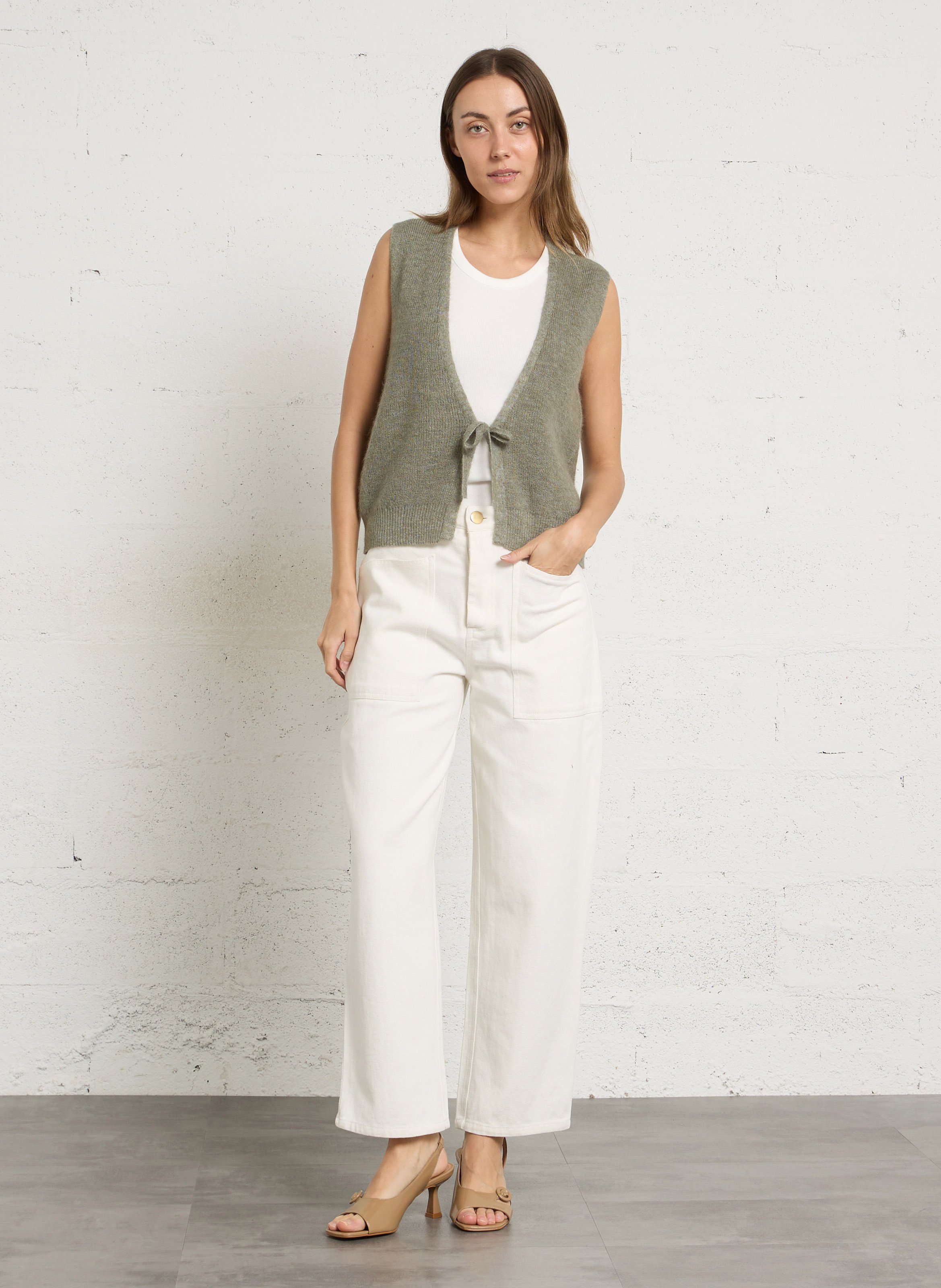 Patent leather high heel sandals JB MARTIN Beige