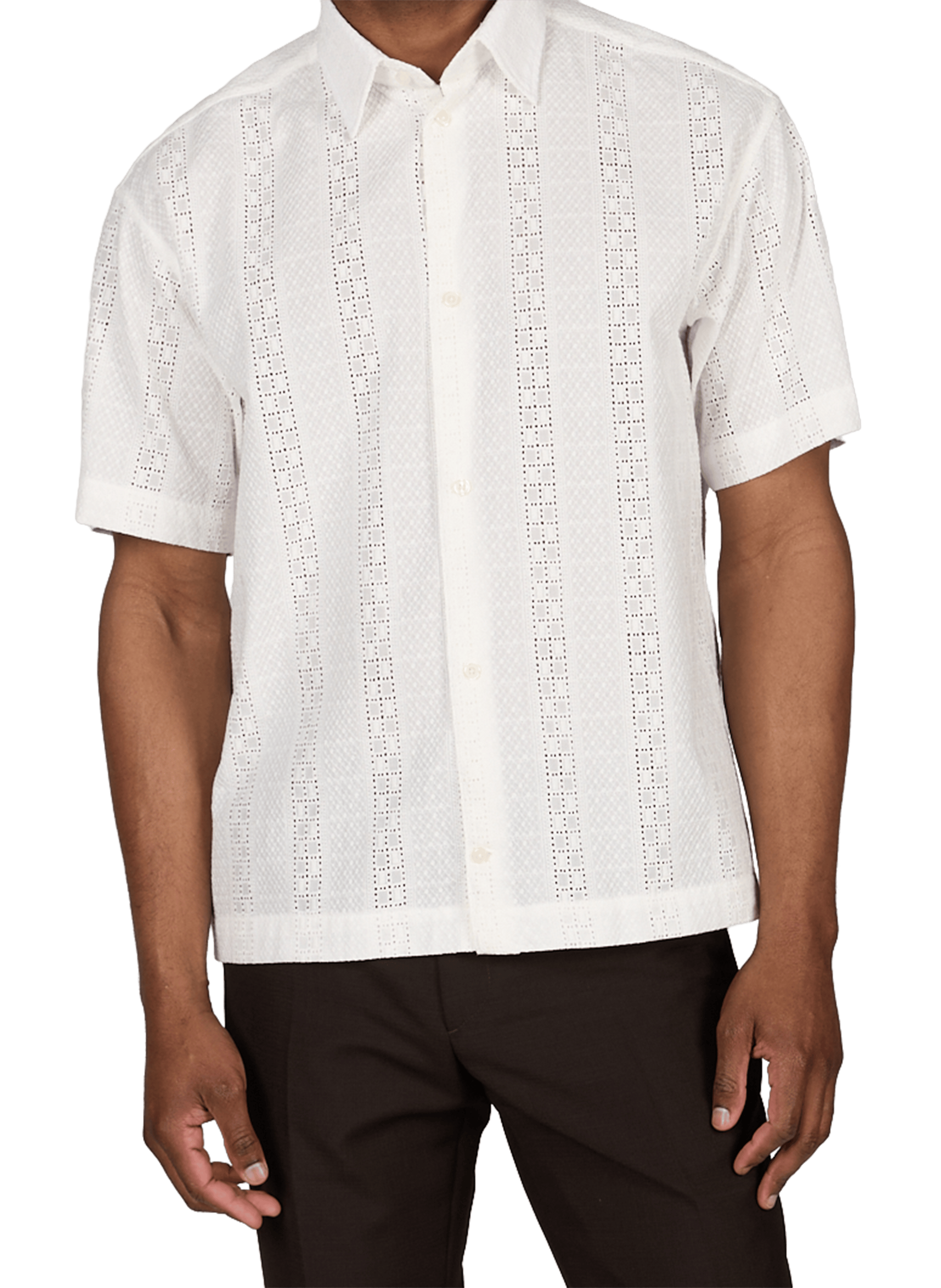 Cotton shirt with classic collar SAISON 1865 Beige