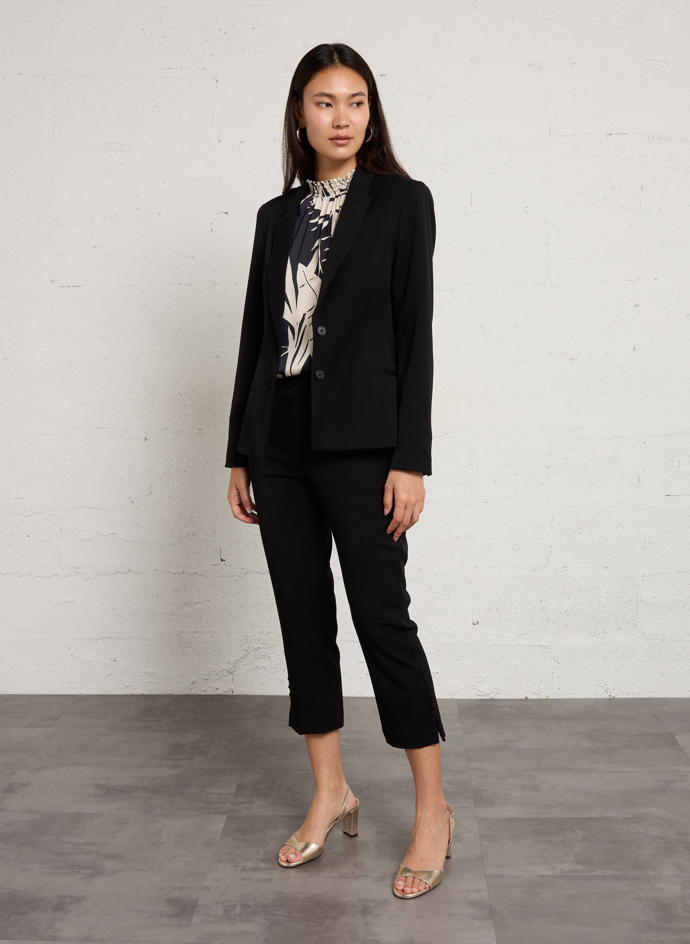 Capri droit IKKS Noir