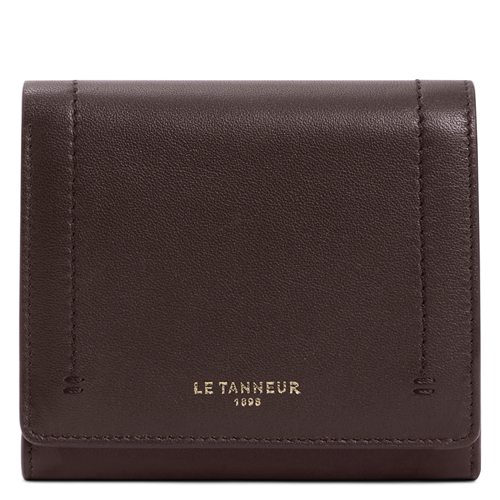Portefeuille en cuir LE TANNEUR Marron