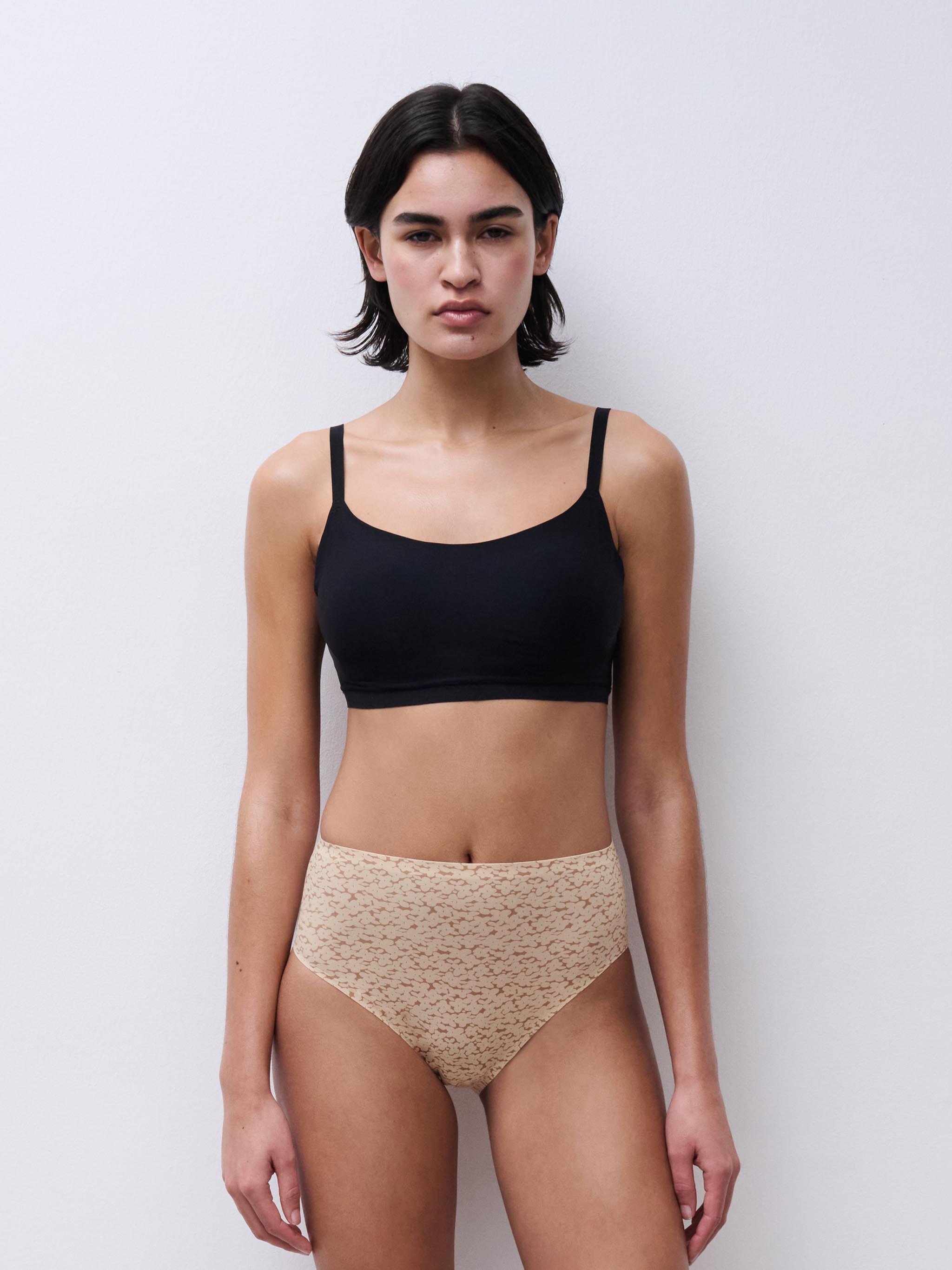 High-waisted cutout culottes CHANTELLE Multicolored