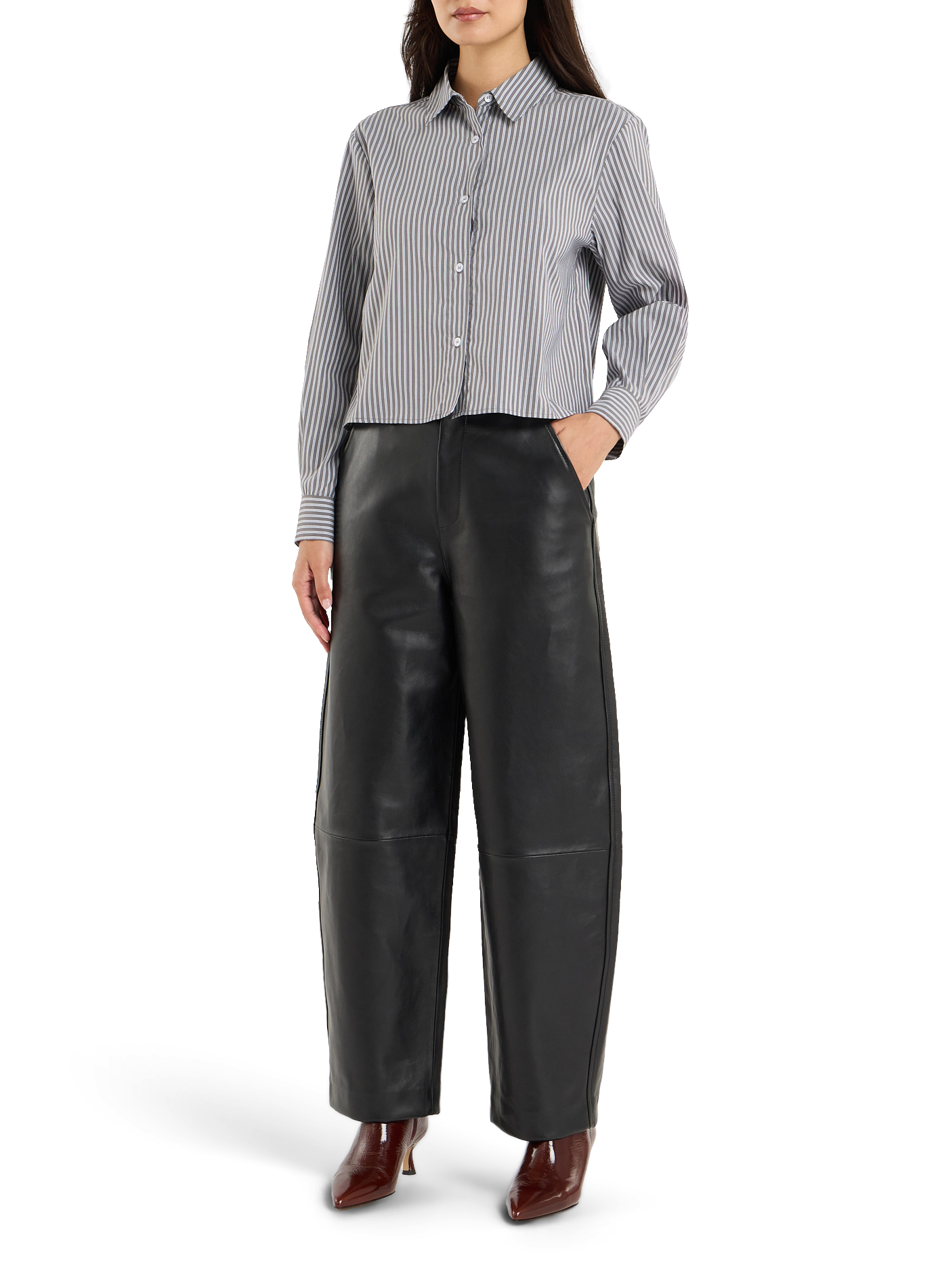 Classic collar shirt in blended cotton SAISON 1865 Multicolored