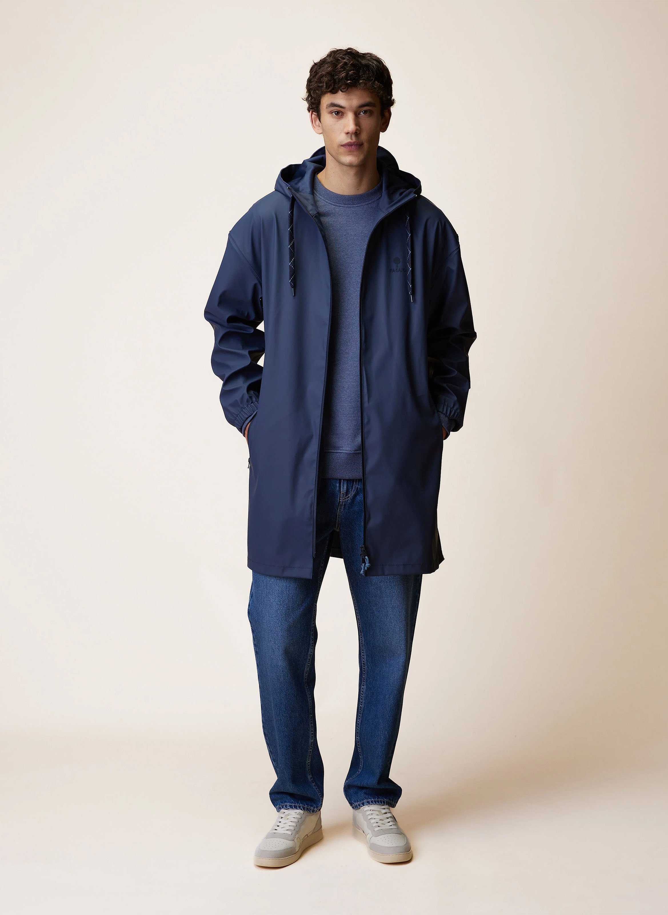 Parka mit Stehkragen FAGUO Blau