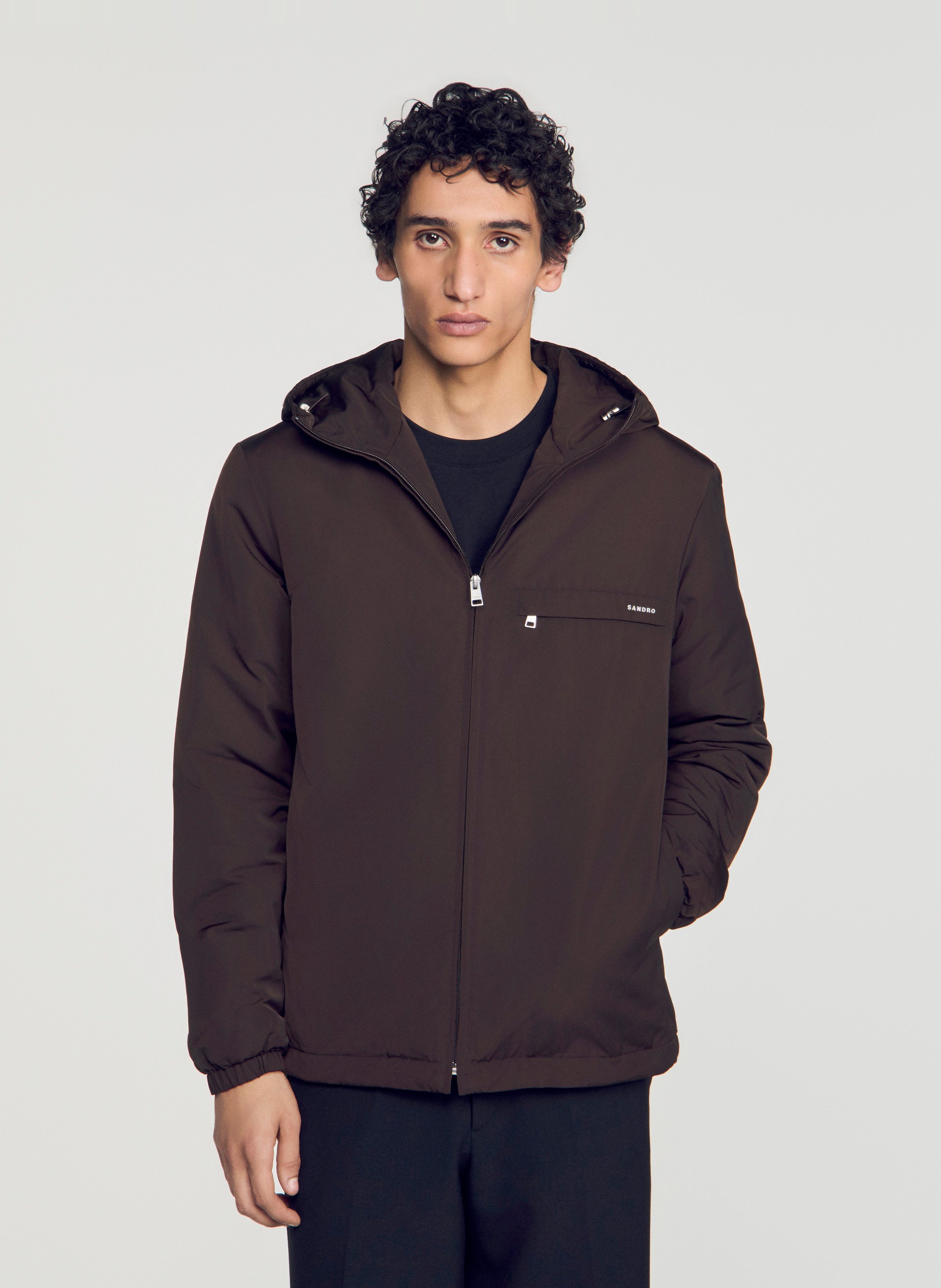 Sweat ajusté col montant SANDRO