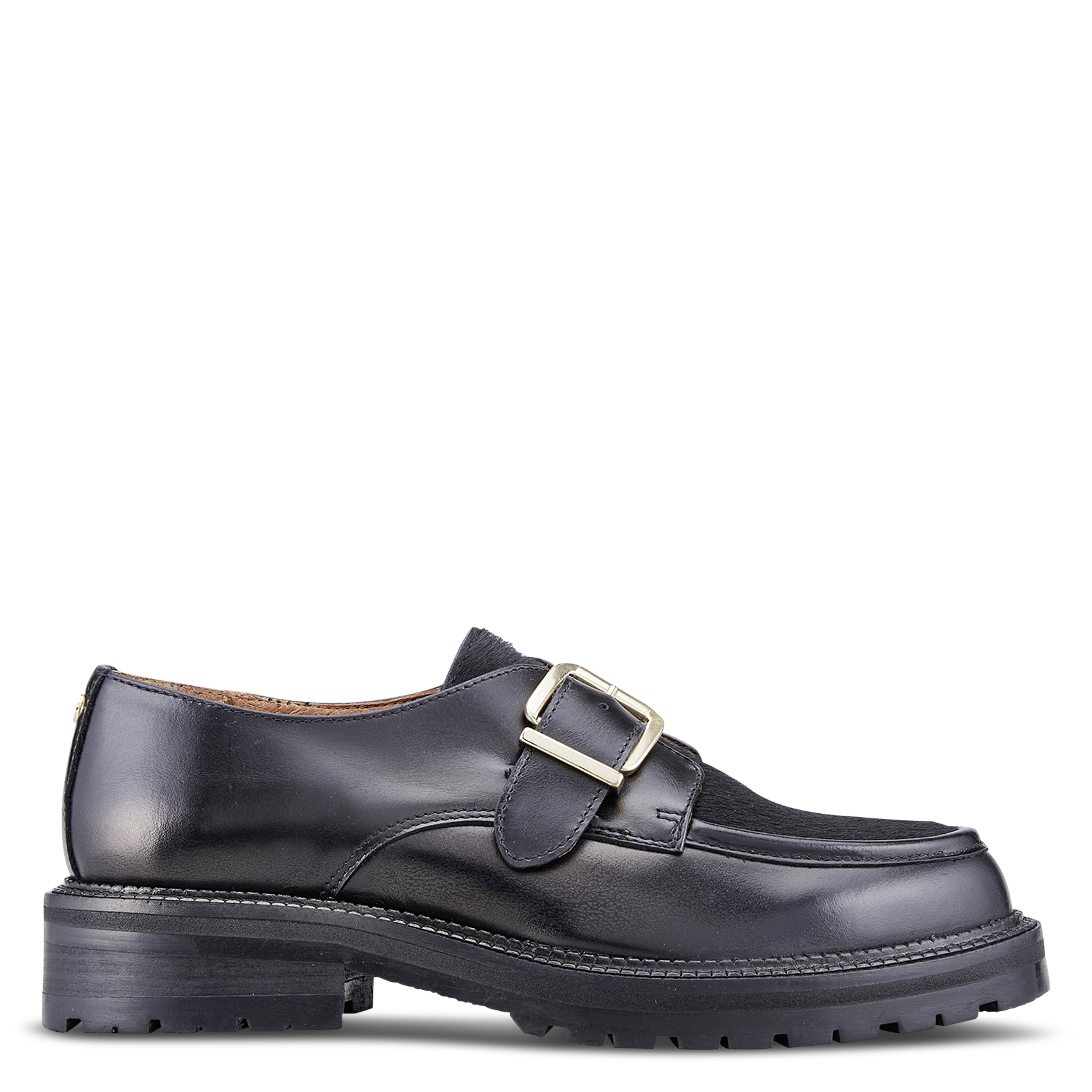 Leren derby's COSMOPARIS Zwart