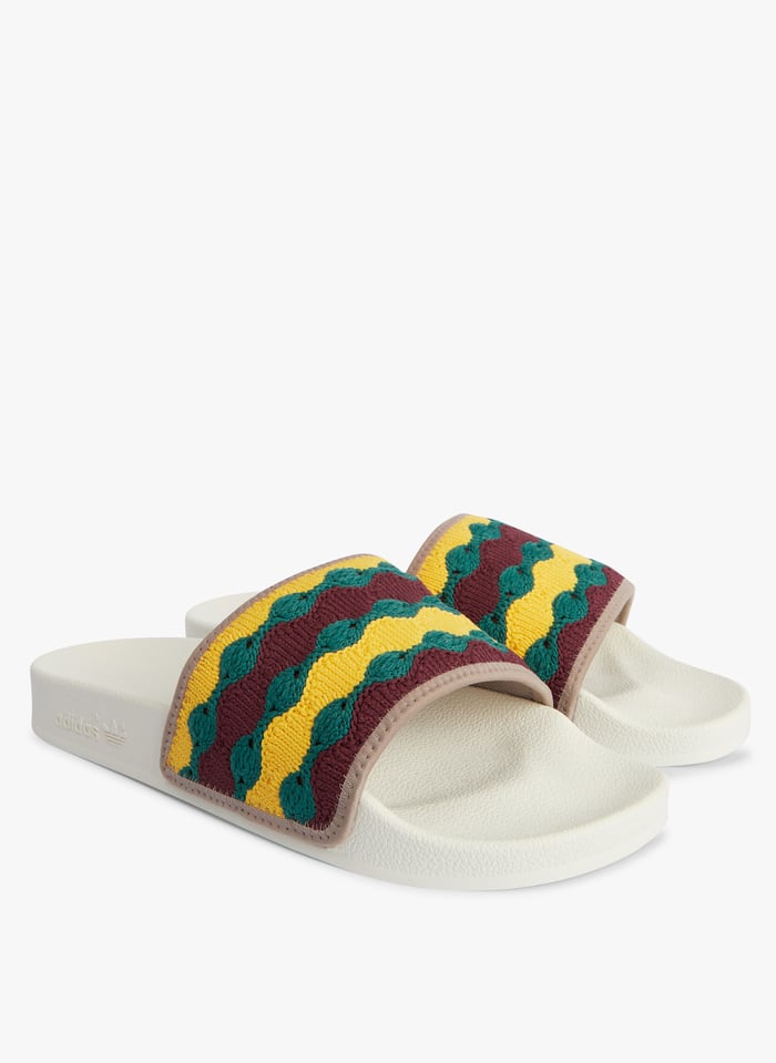 Adidas rainbow discount sliders