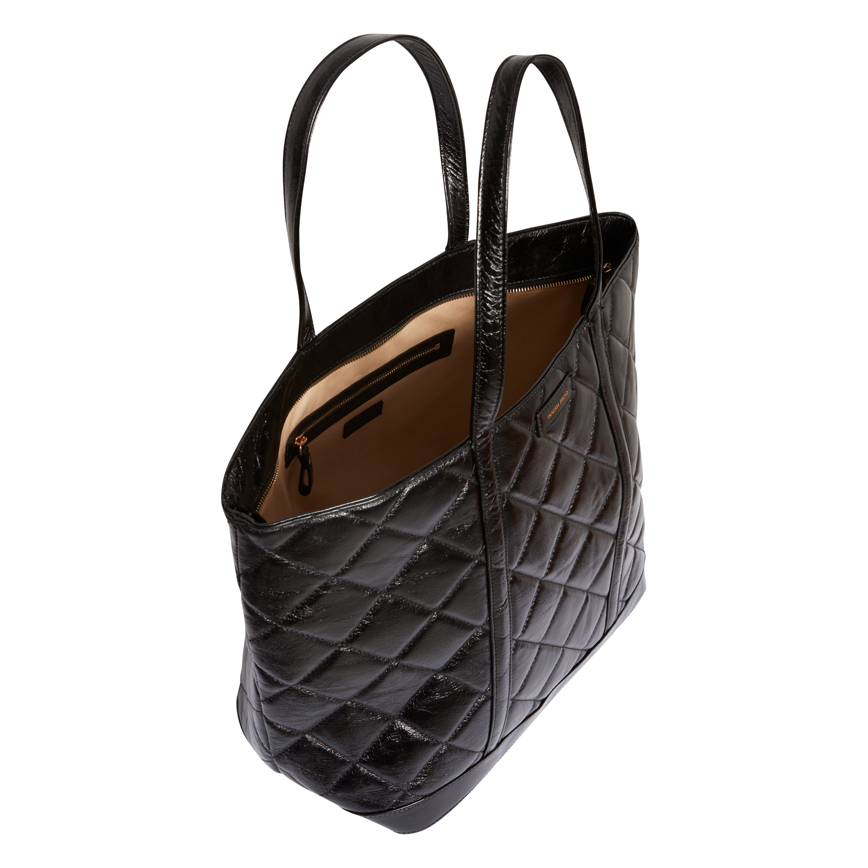 Cabas XL en cuir matelassé VANESSA BRUNO Noir