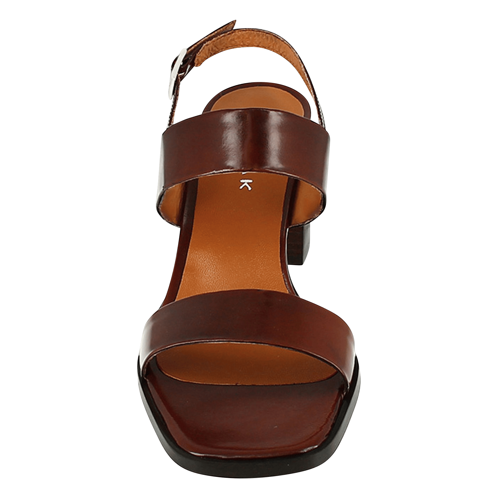 Sandales à talons en cuir JONAK Marron