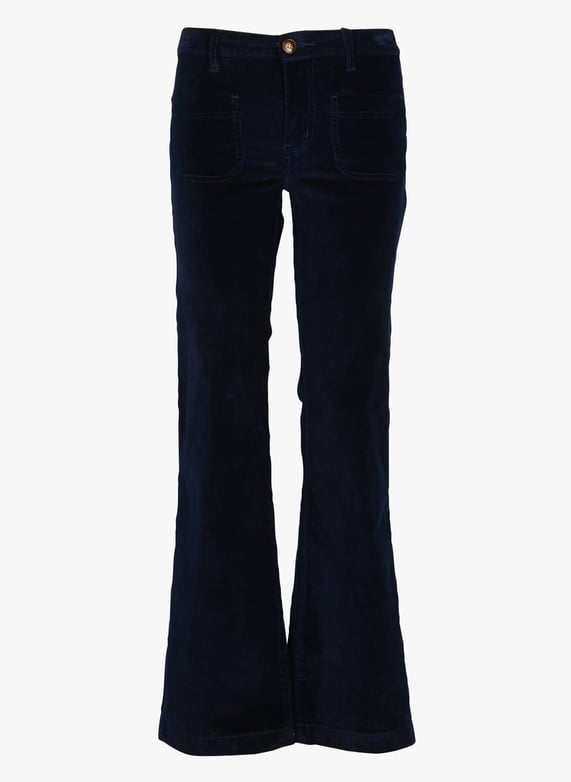 vaquero recto bolsillos corte recto efecto desteñido Azul