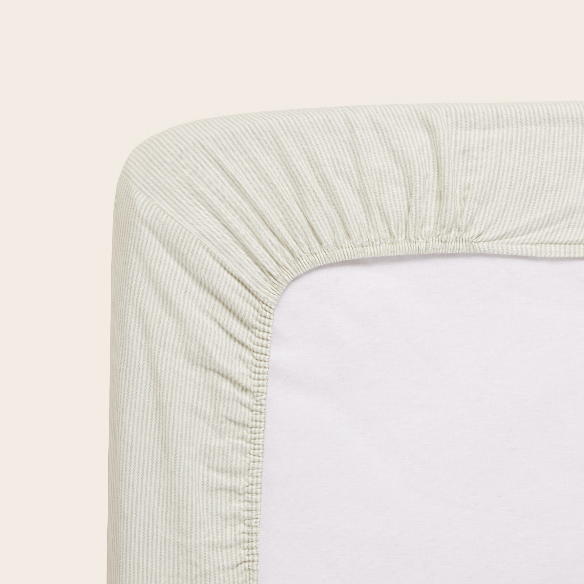 LOU - Cotton fitted sheet MADURA Green
