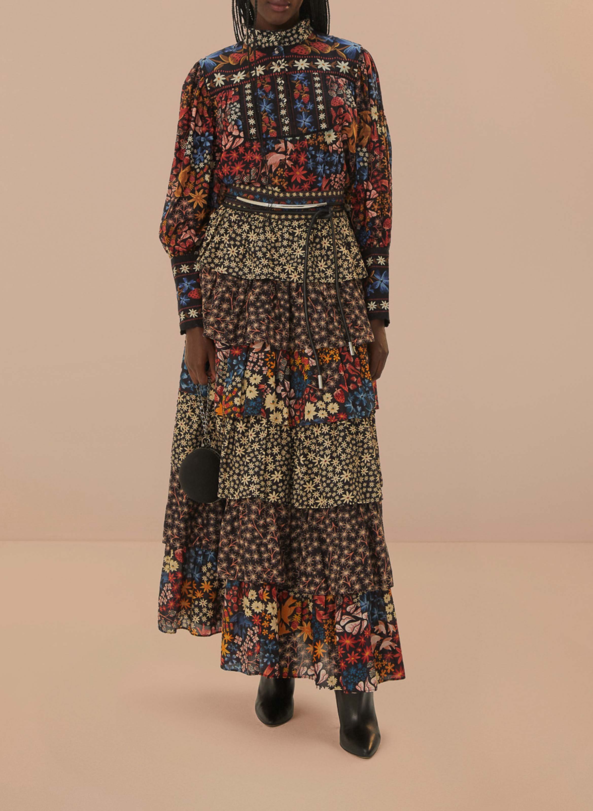 Floral cotton blouse FARM RIO Multicolored