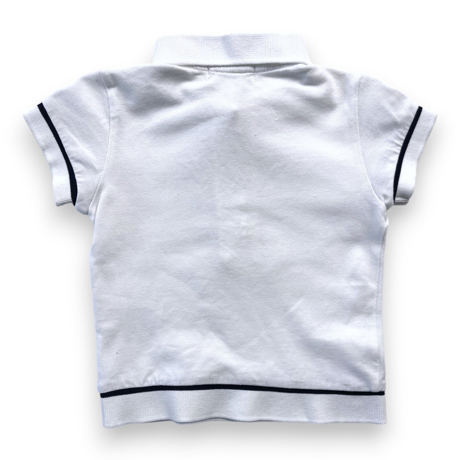 White baby polo - 12 months MONCLER - Seconde Main White