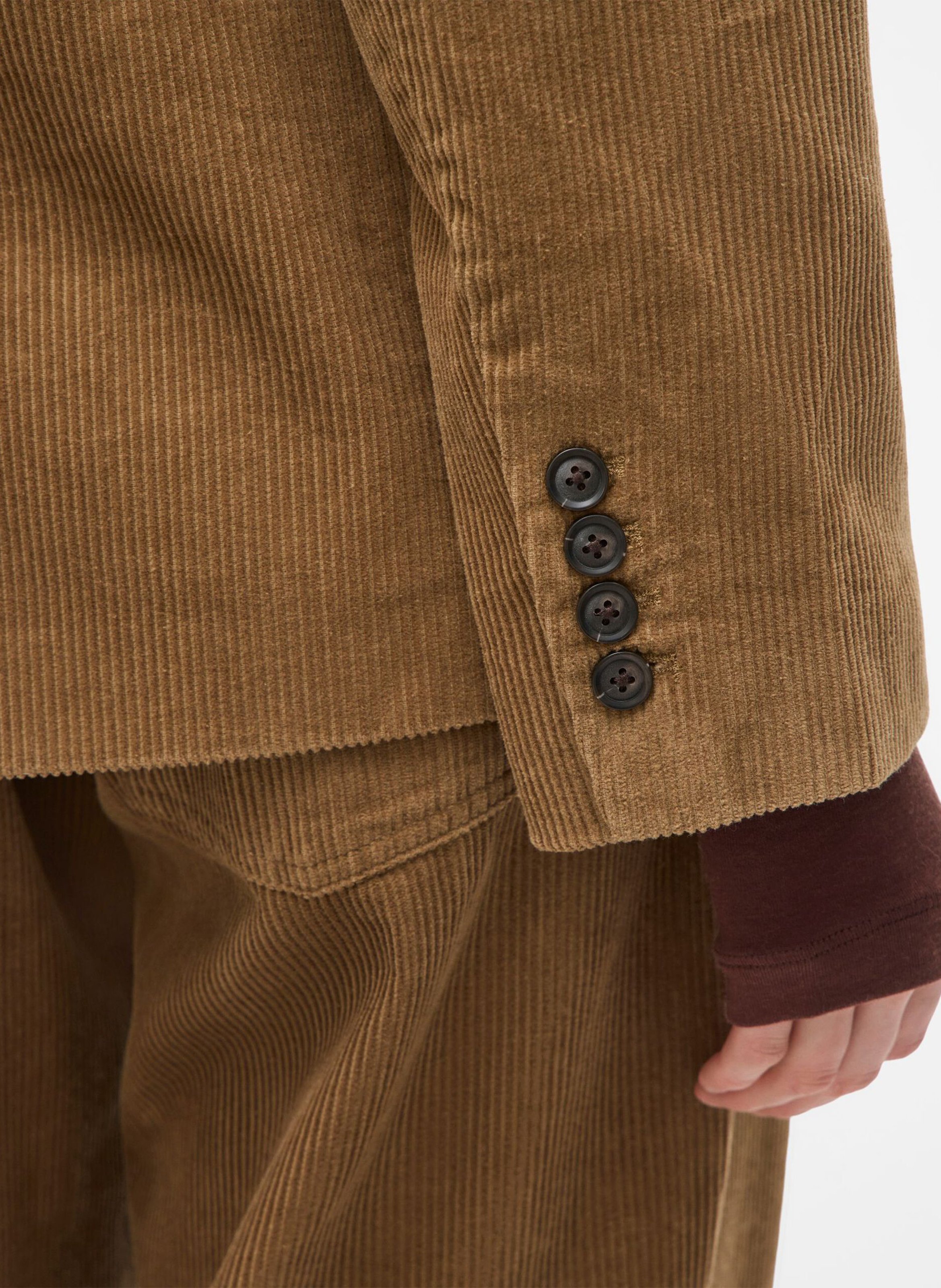 Blazer aus Baumwolle ROUGE EDIT Braun