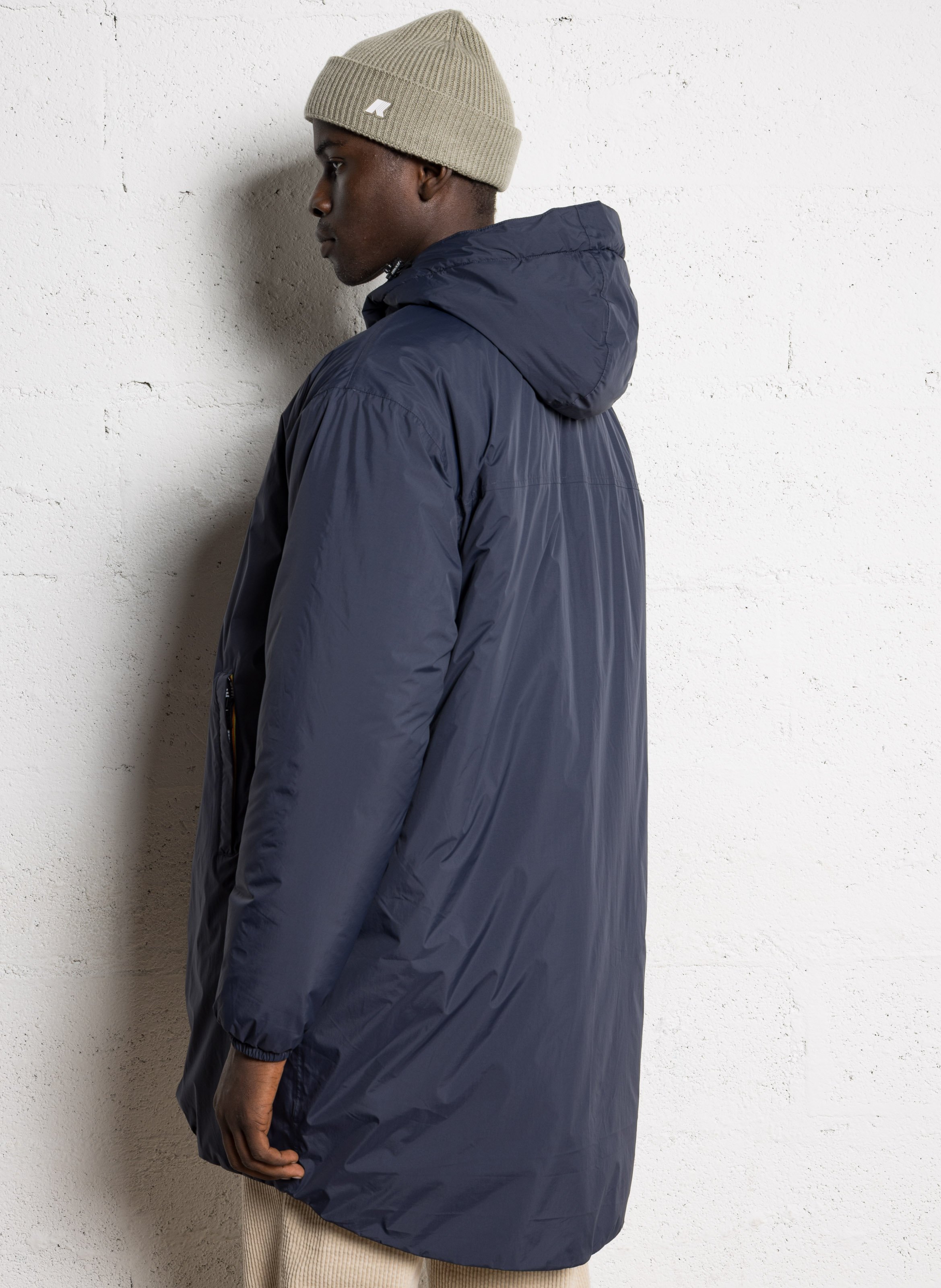 Doudoune à capuche K-WAY Bleu