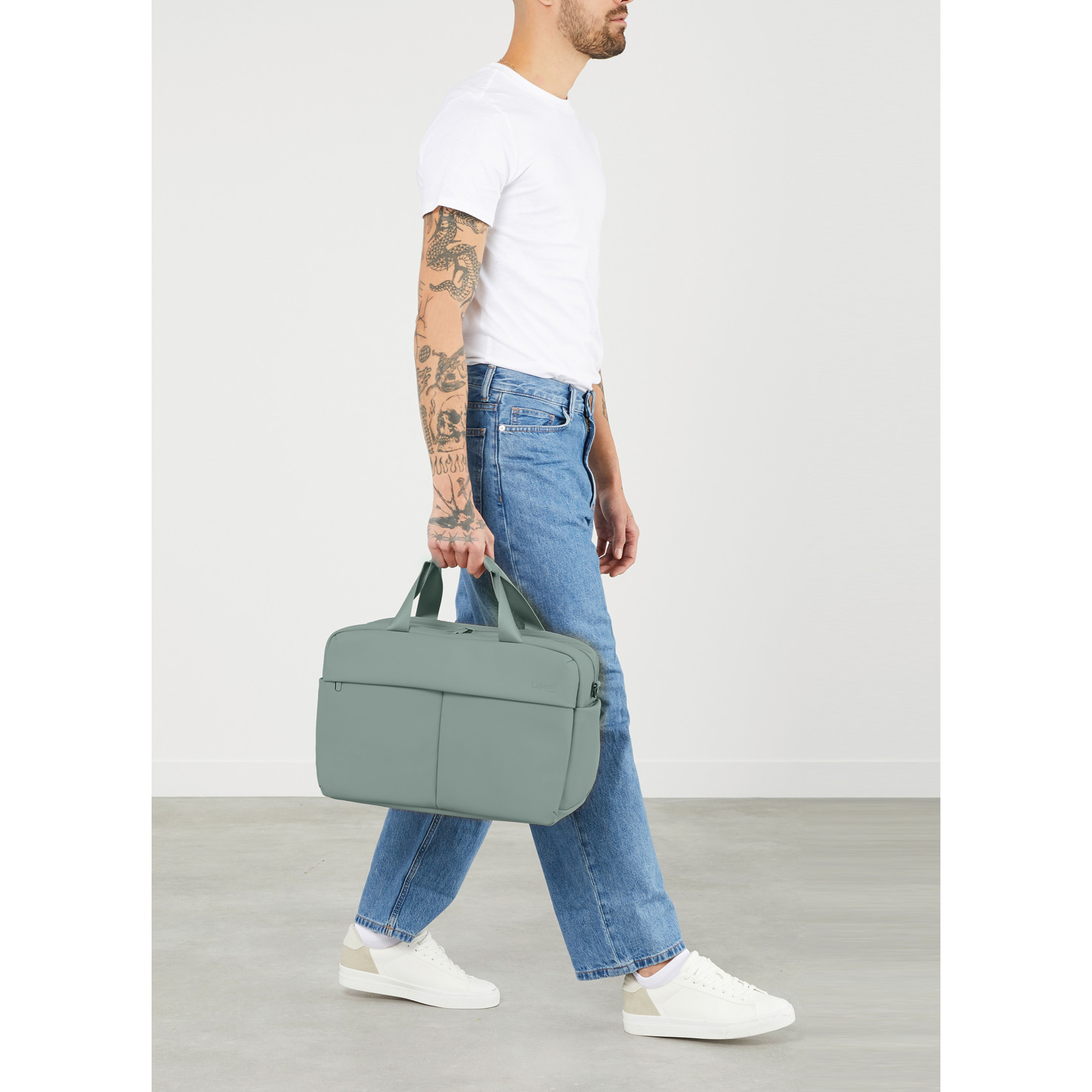 Lost in Berlin small travel bag LIPAULT Green