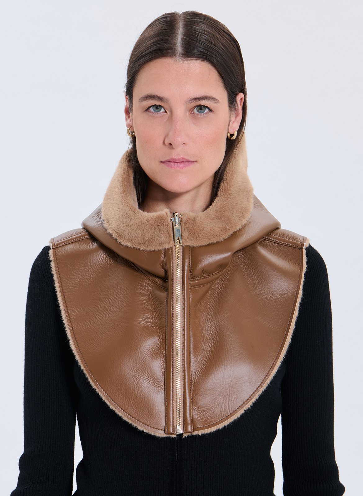 Capuche amovible en fourrure synthétique ZAPA