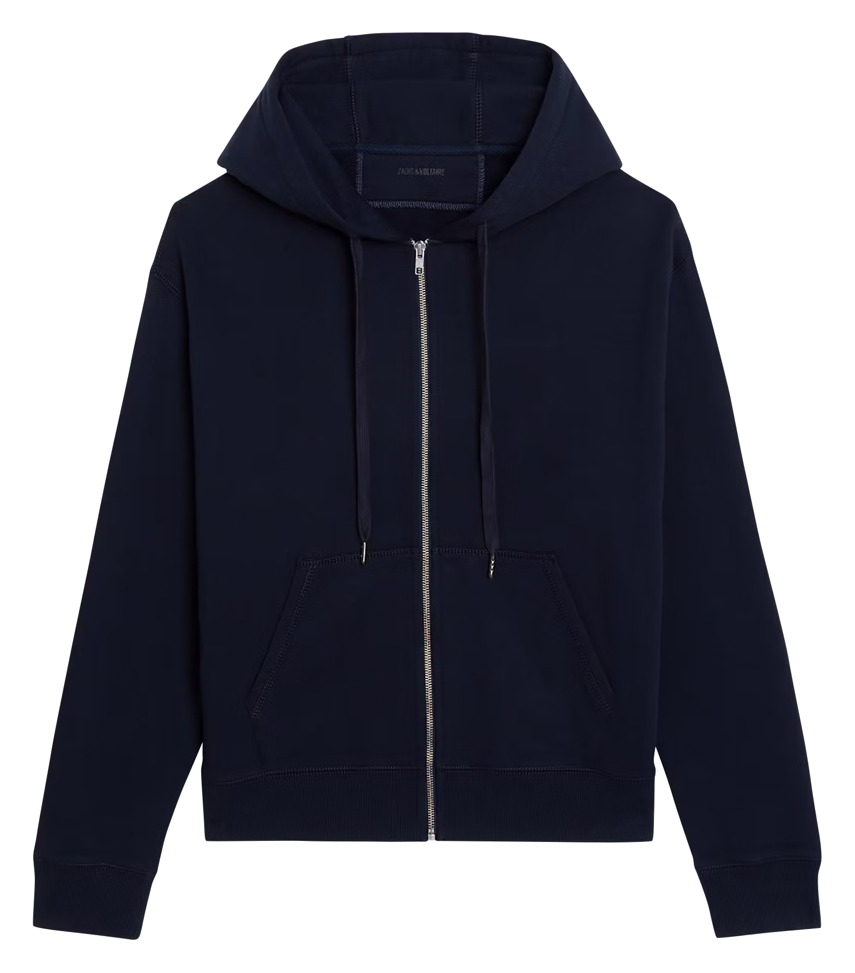 Straight cotton-blend hoodie ZADIG&VOLTAIRE Blue