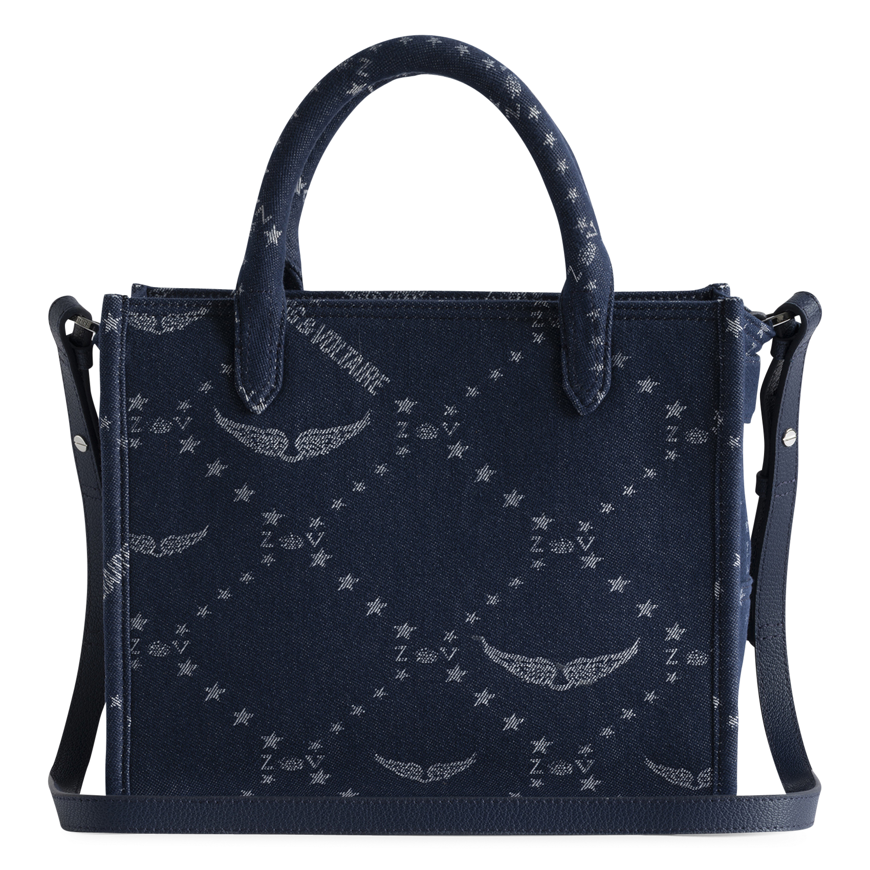 Handtasche aus Baumwolle ZADIG&VOLTAIRE Blau