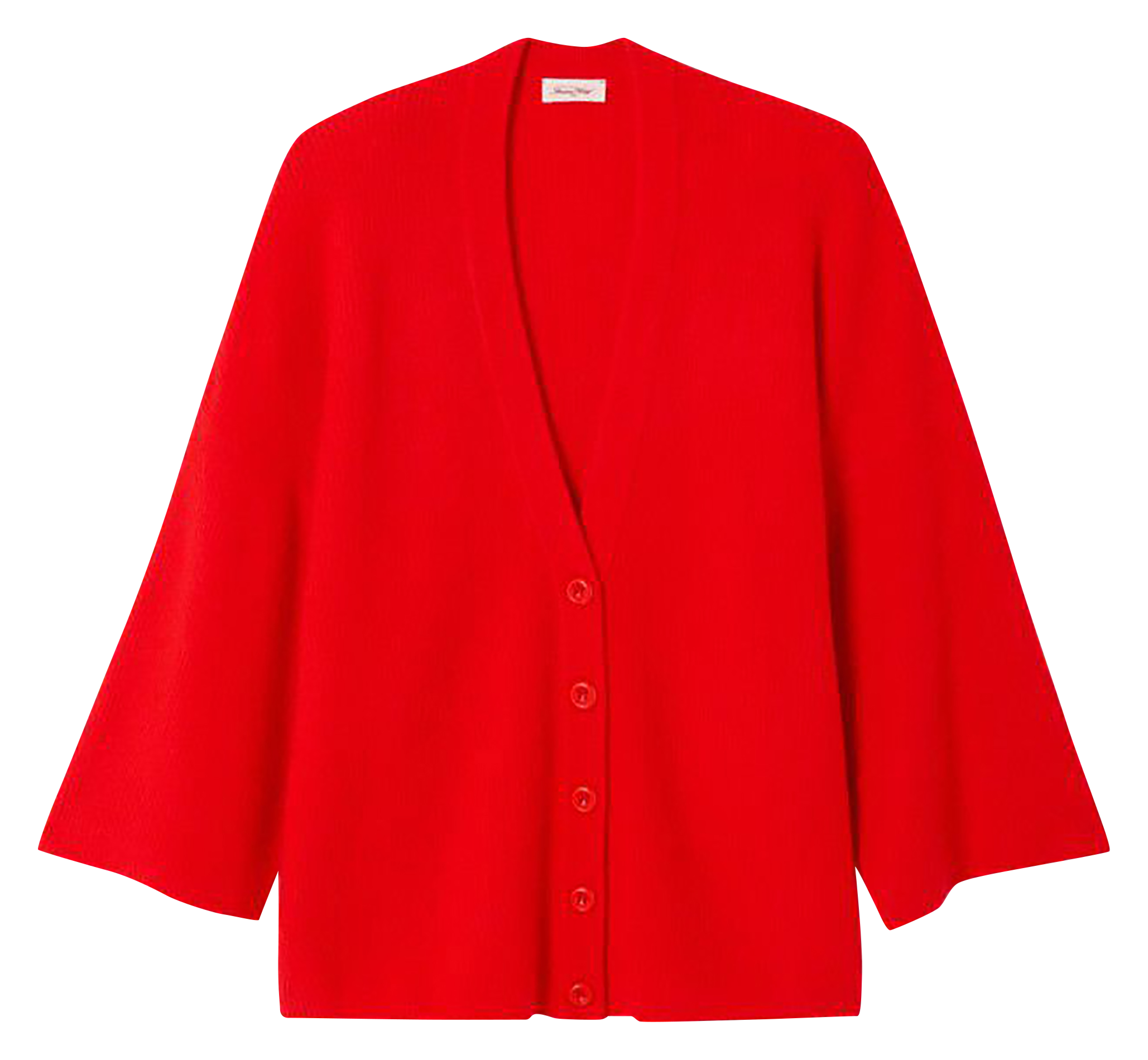 Oversize Rundhalsausschnitt-Strickweste AMERICAN VINTAGE