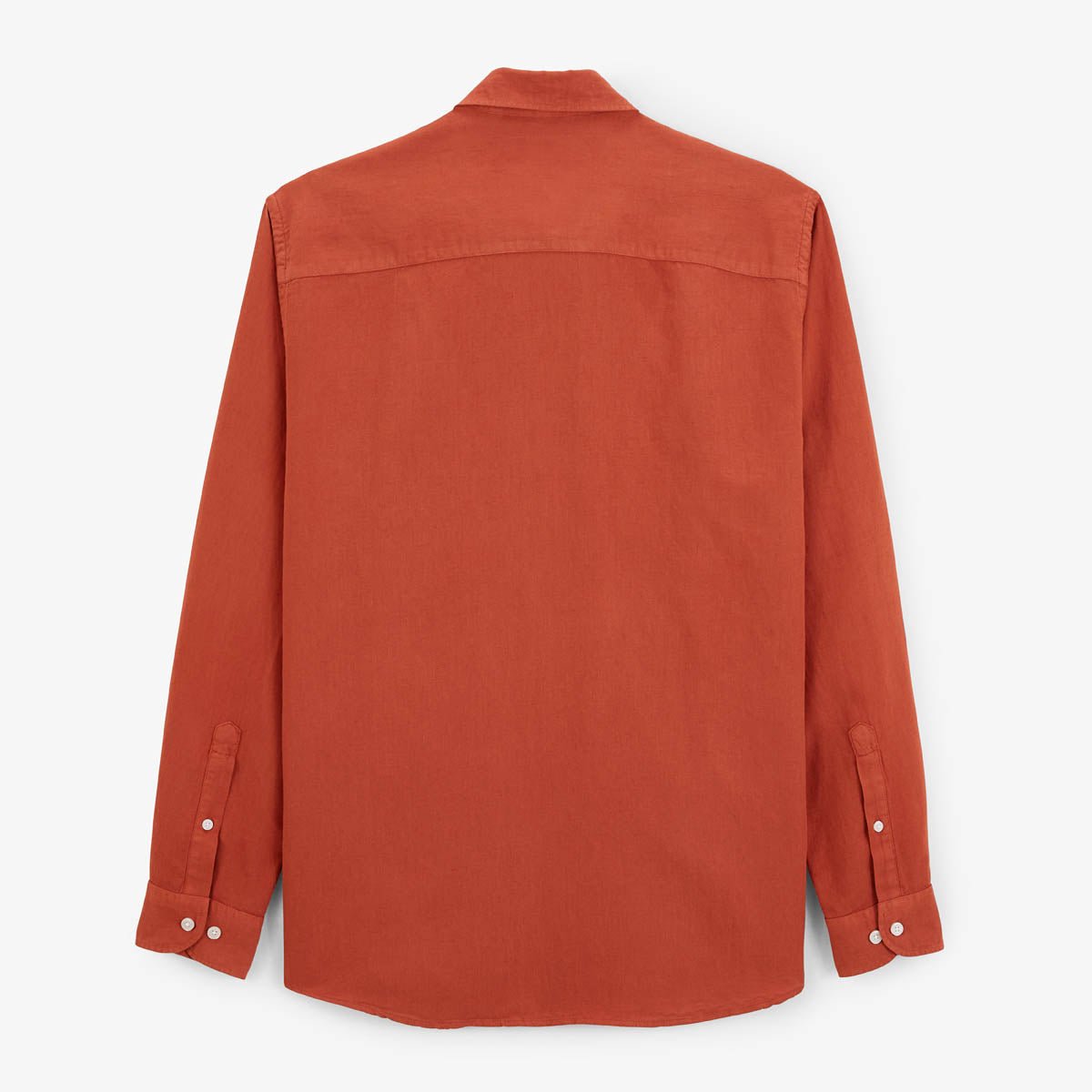 Long-sleeve shirt with chest pocket SERGE BLANCO Orange