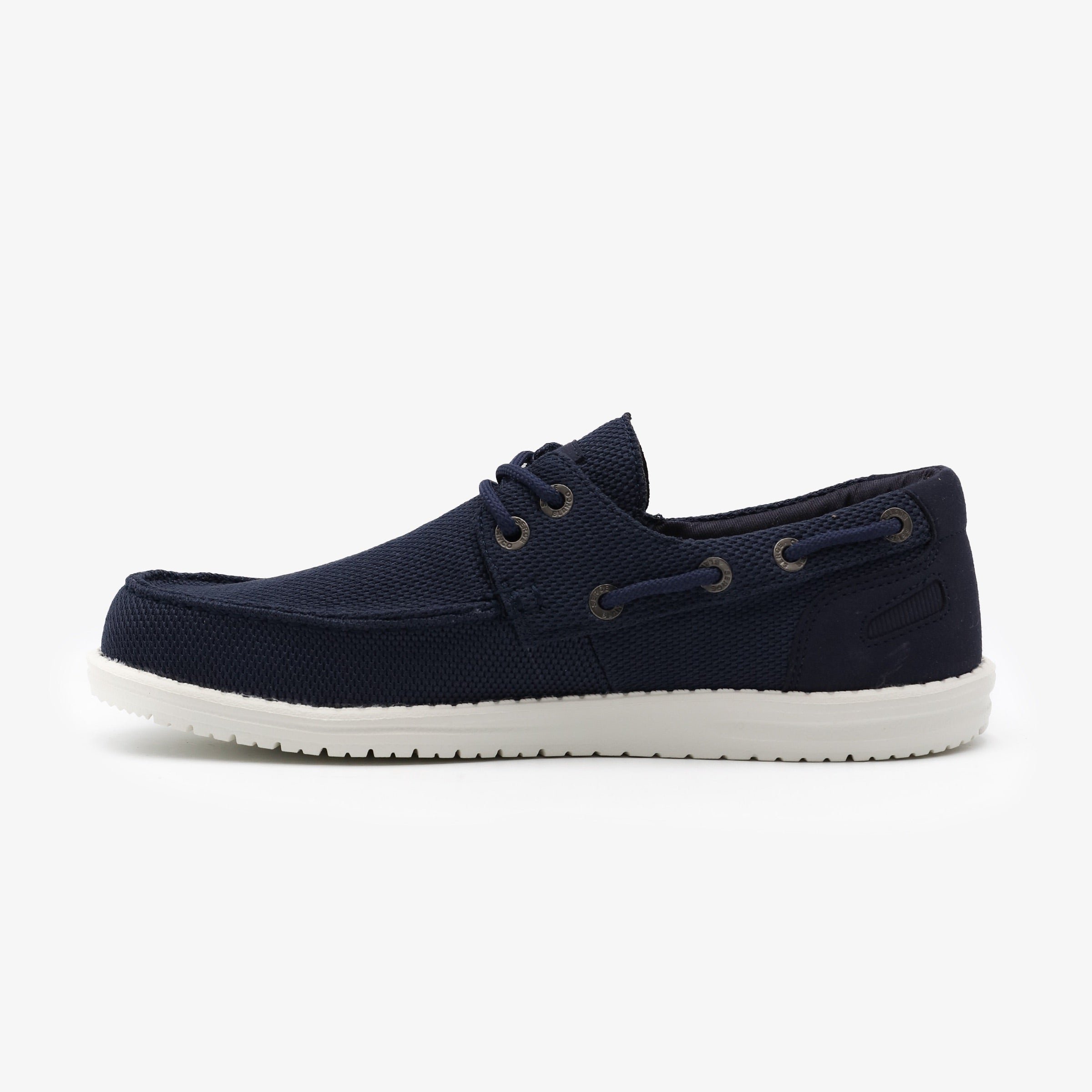 Boat shoes in stretch mesh SERGE BLANCO Blue