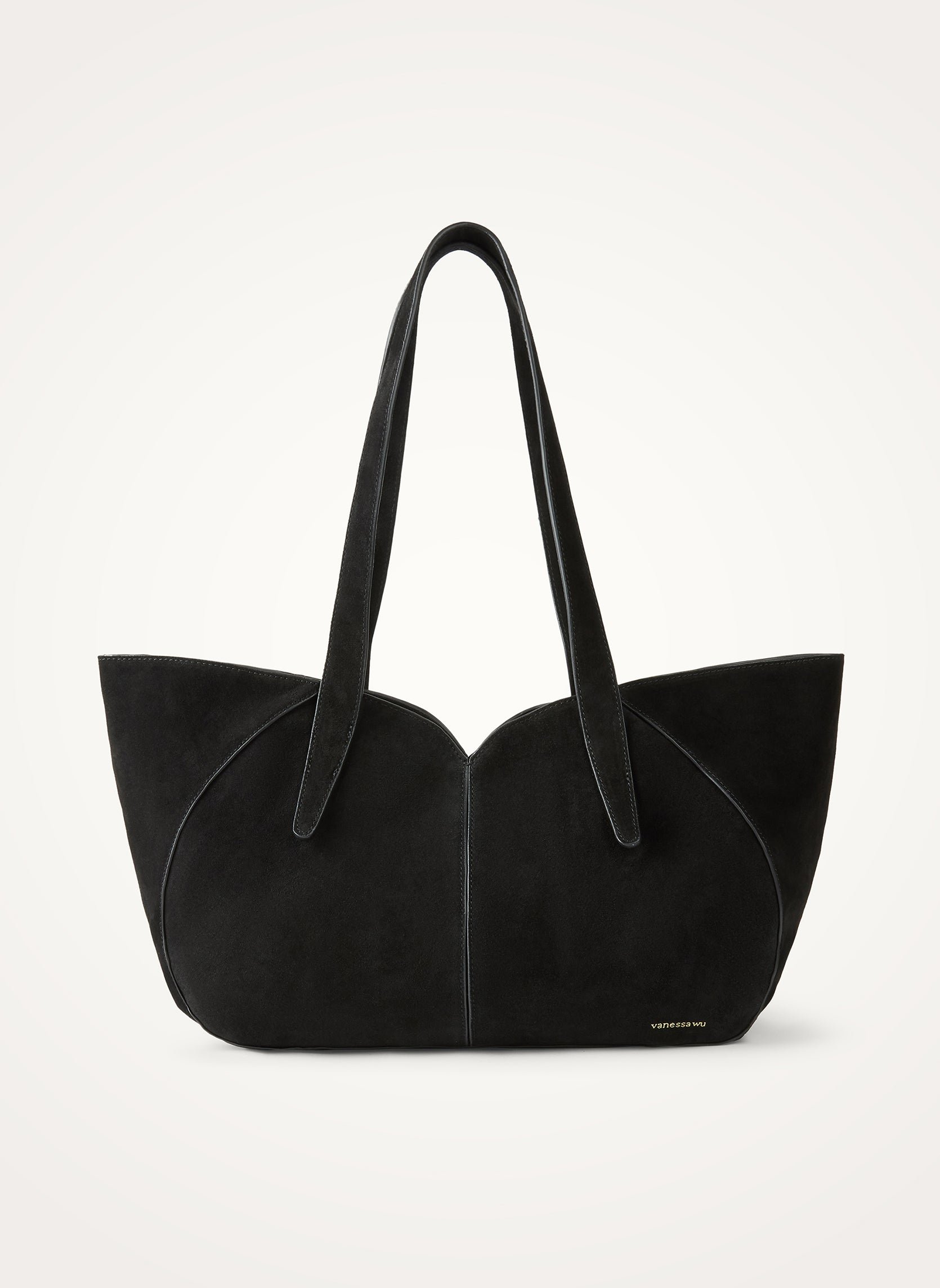 Oversized tote bag with handles and shoulder strap VANESSA WU Black