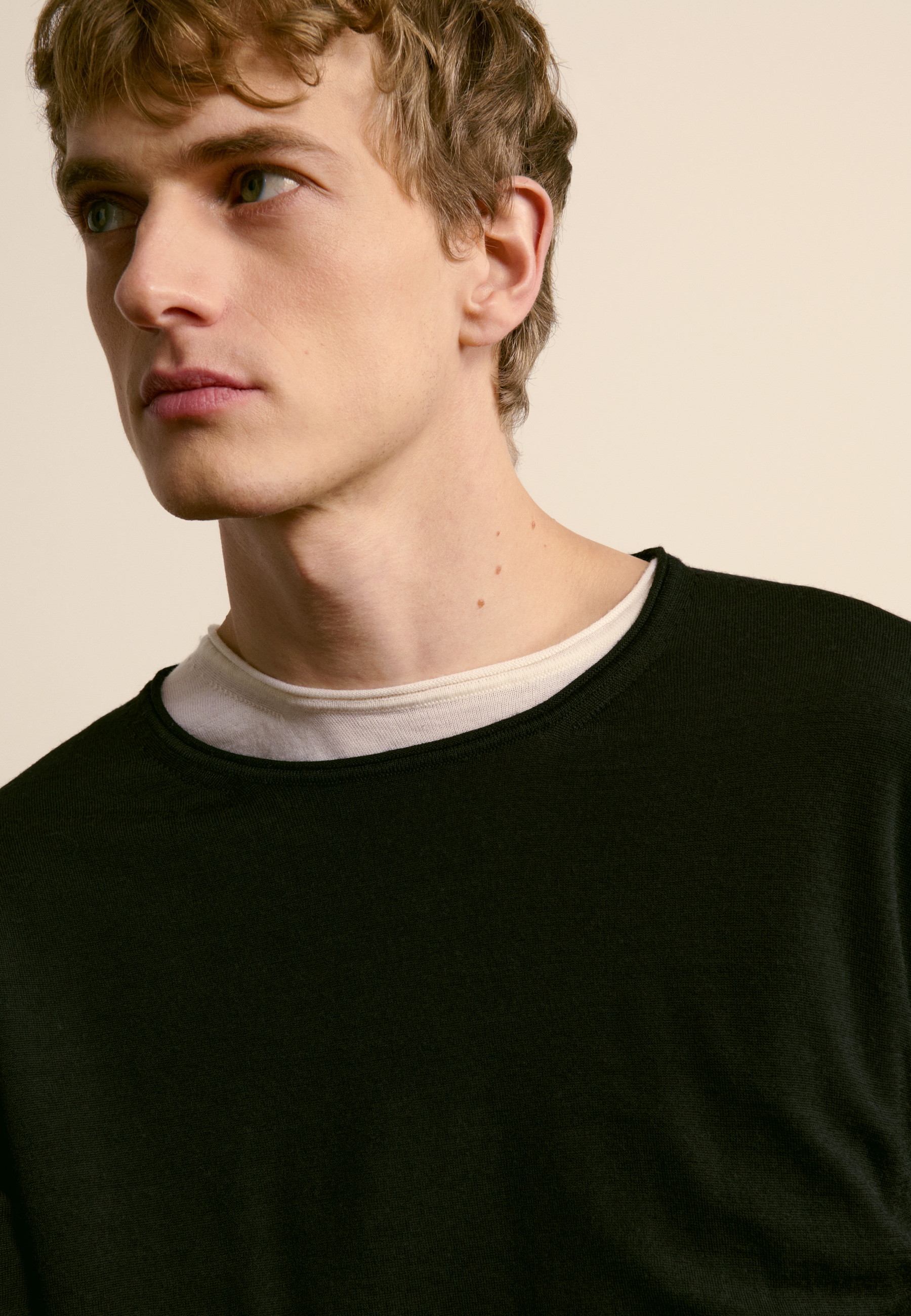 Merino wool sweater MAISON MONTAGUT Black