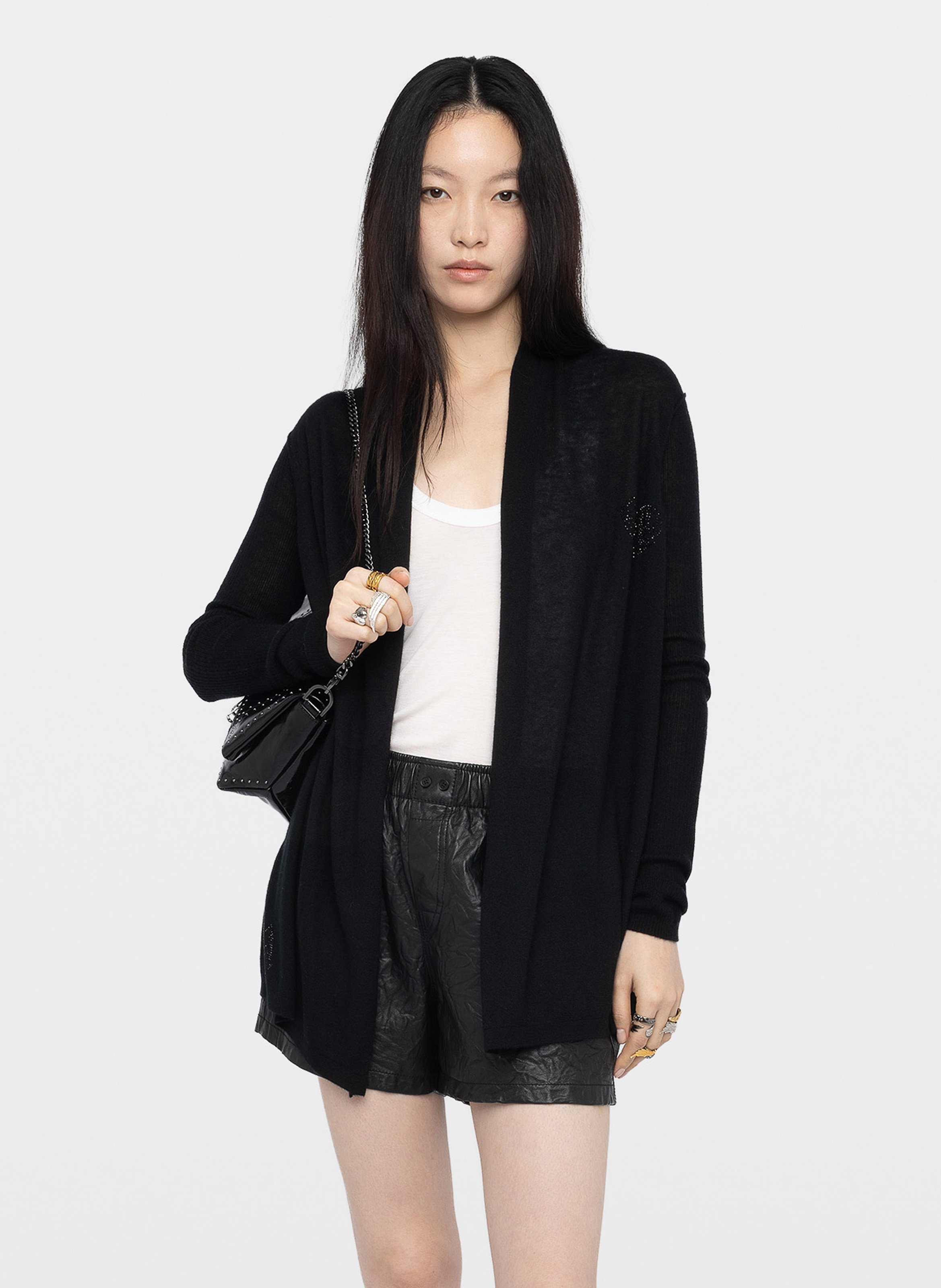 Cardigan ample en cachemire ZADIG&VOLTAIRE Noir