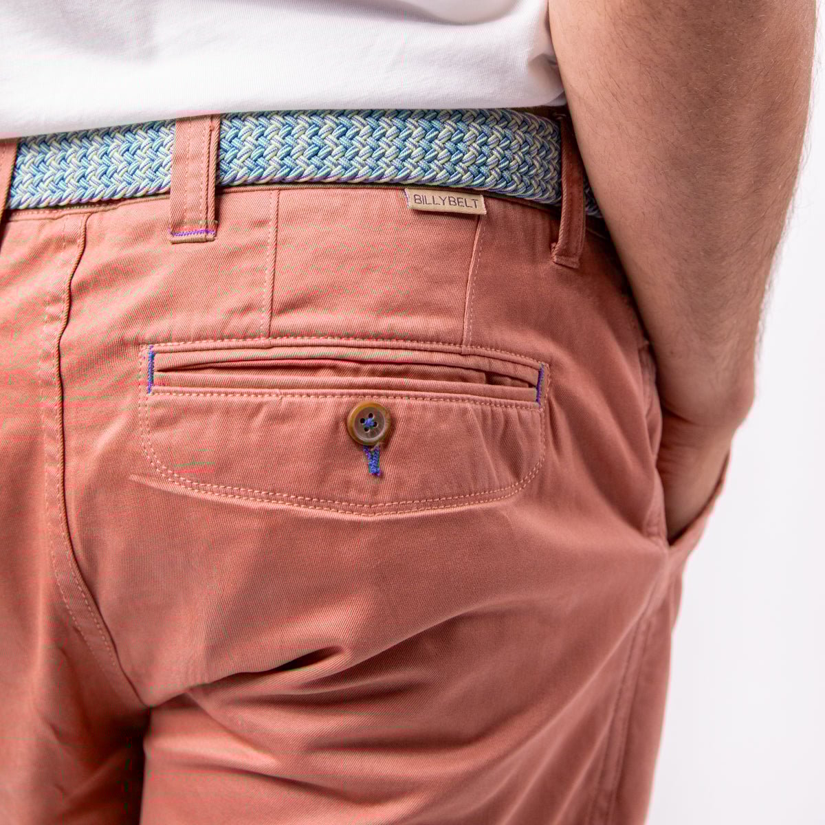 Bermuda en coton BILLYBELT Rose