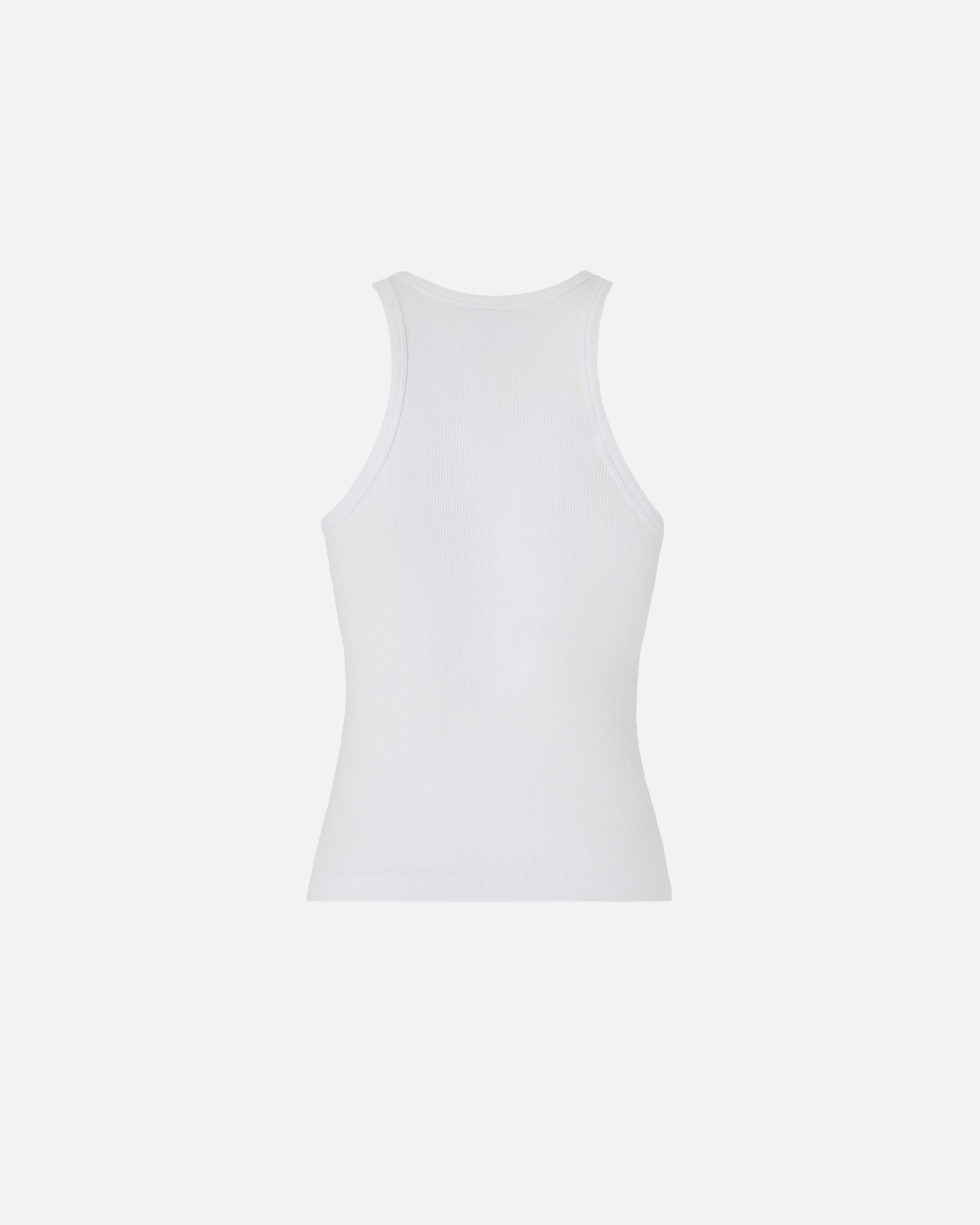 Débardeur en maille côtelée à logo pinko PINKO Blanc