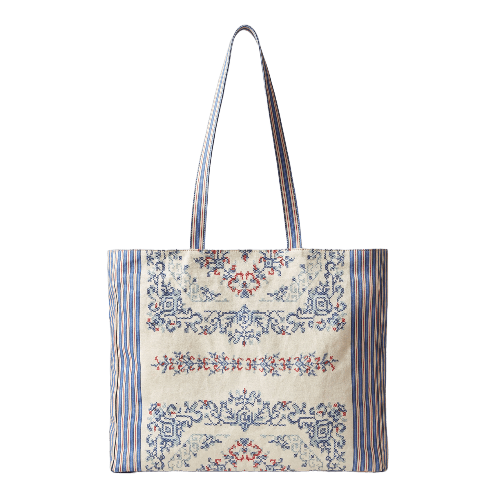 Printed cotton tote bag CLAUDIE PIERLOT Multicolored