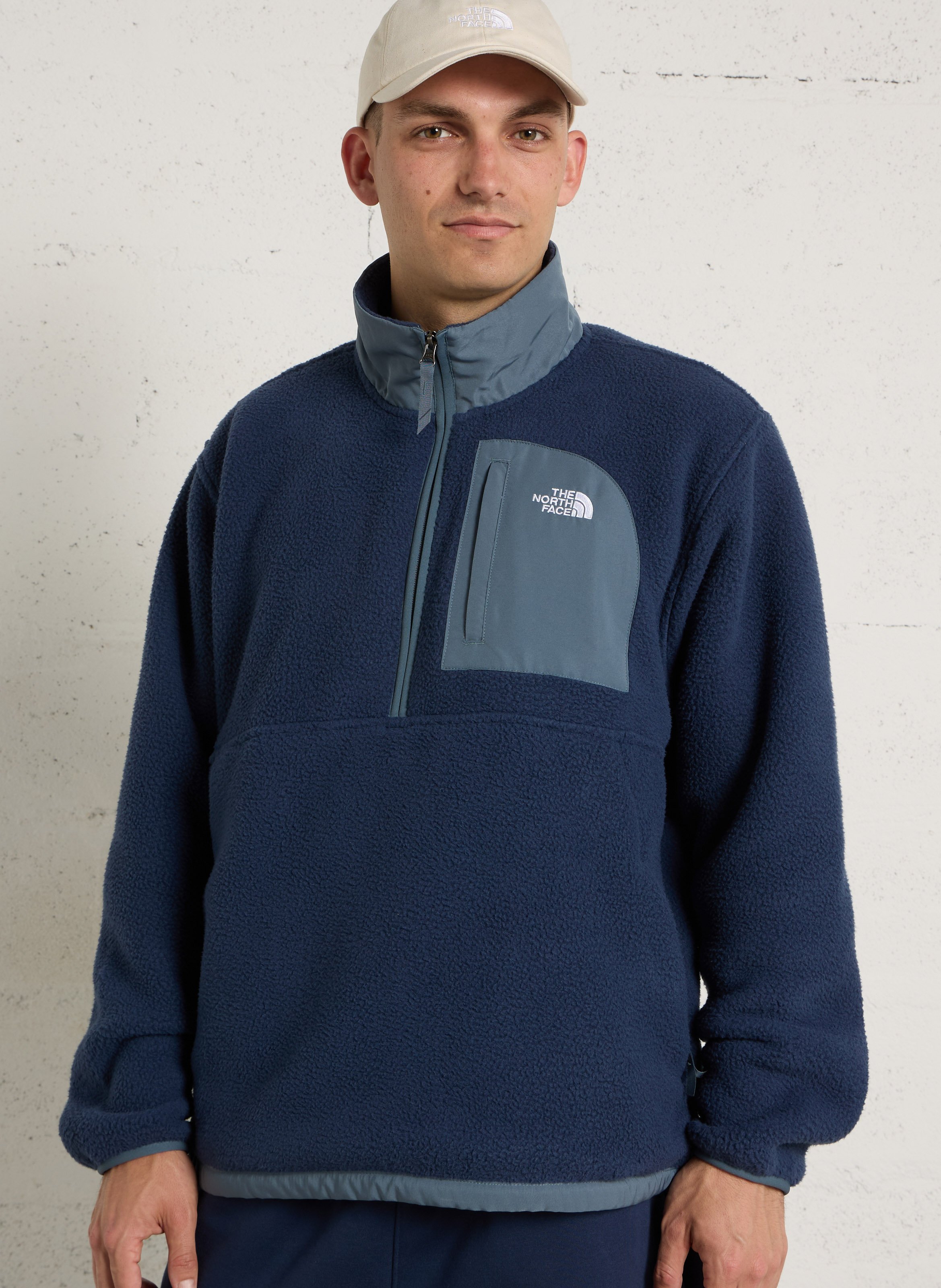 Oversized high-neck fleece THE NORTH FACE Blue