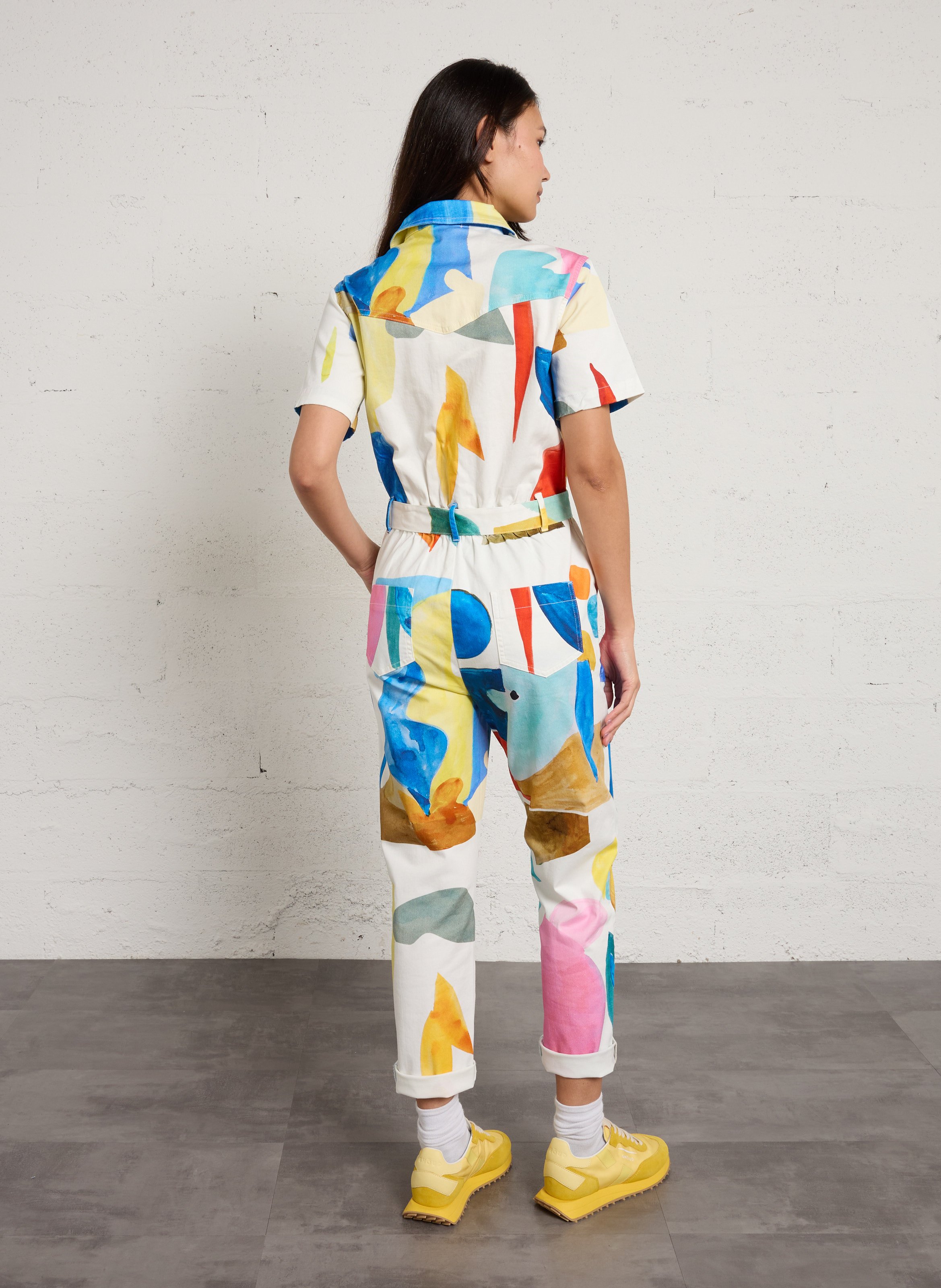 Printed classic collar jumpsuit G.KERO Multicolored