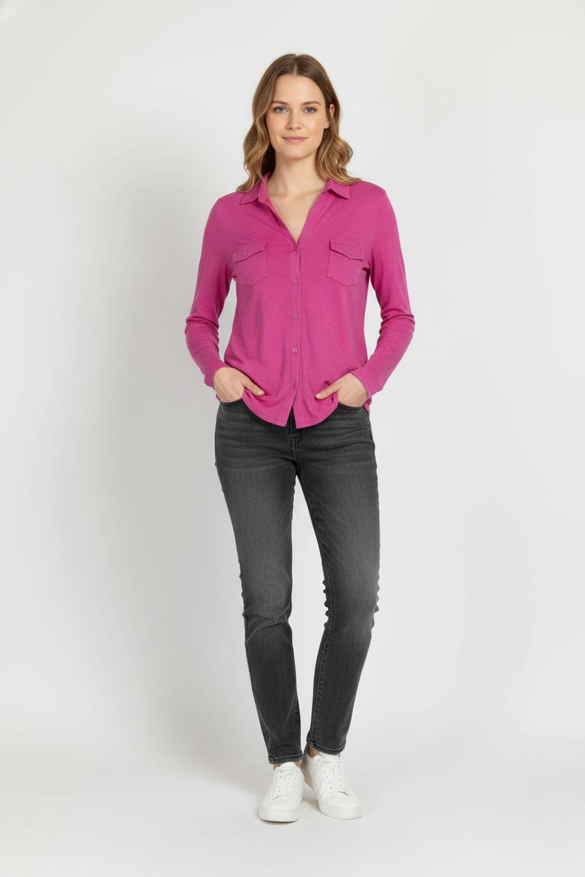 Top & tank top MAJESTIC FILATURES - SECONDE MAIN Pink