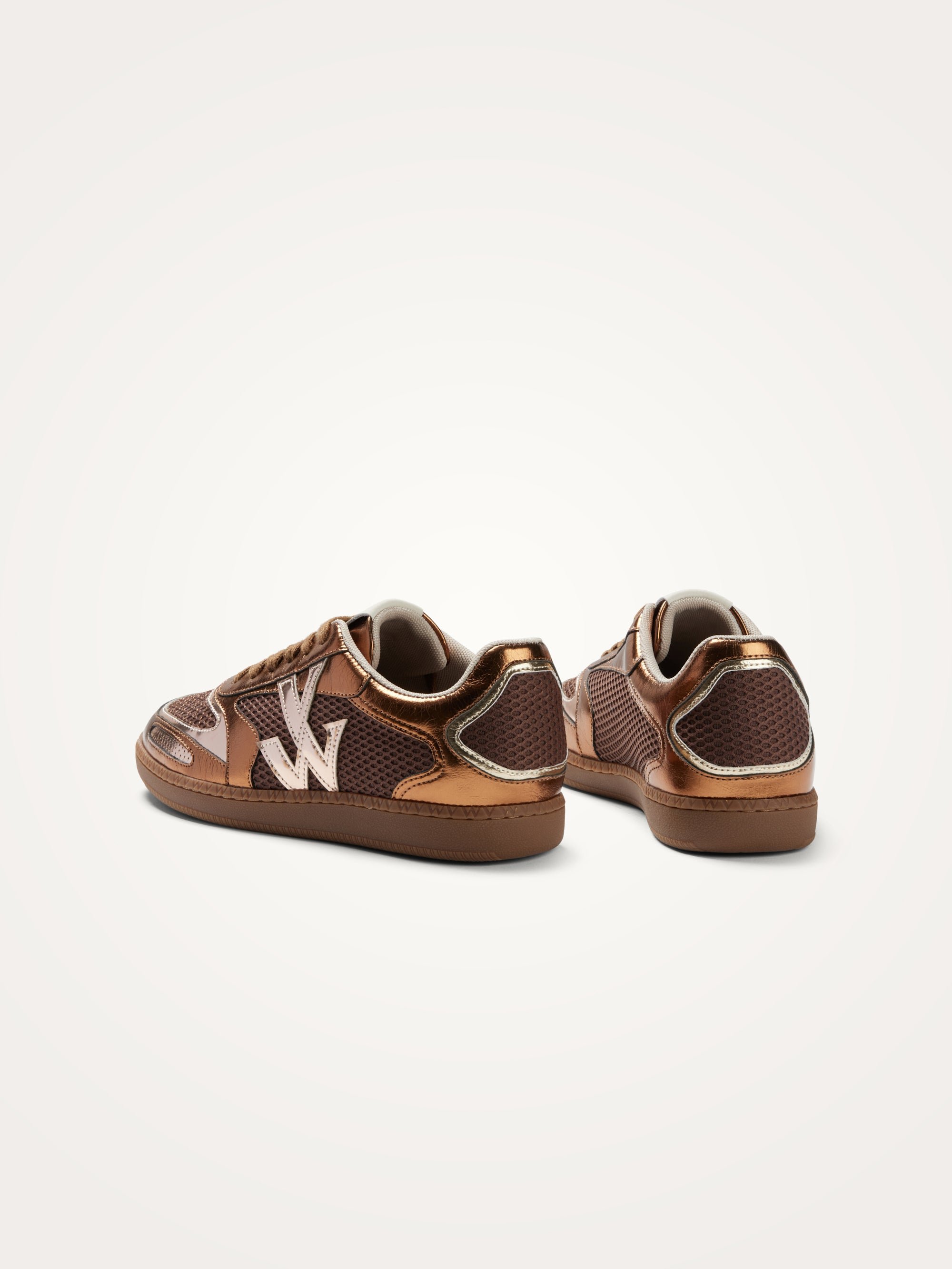 Sneakers with monogram on retro sole VANESSA WU Orange