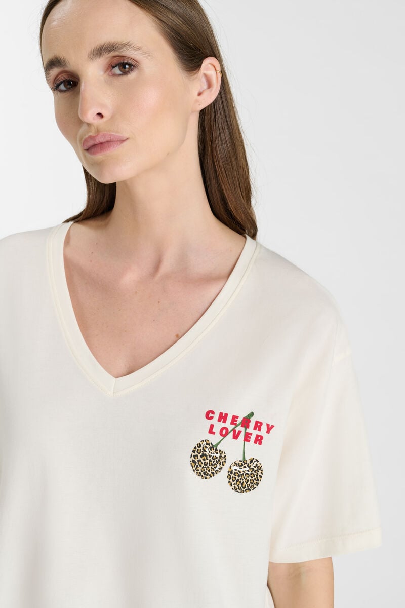 T-shirt LE TEMPS DES CERISES White