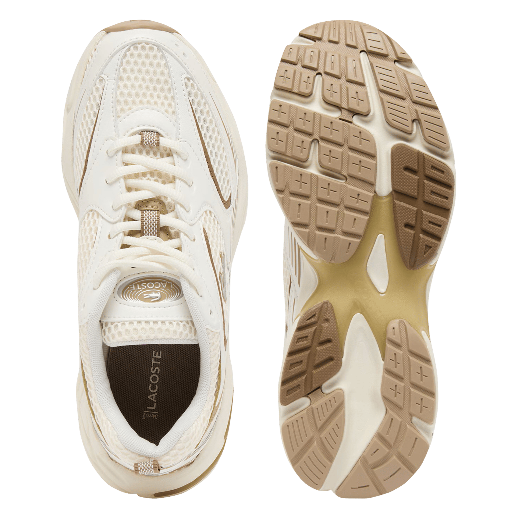 Low-top leather trainers LACOSTE White