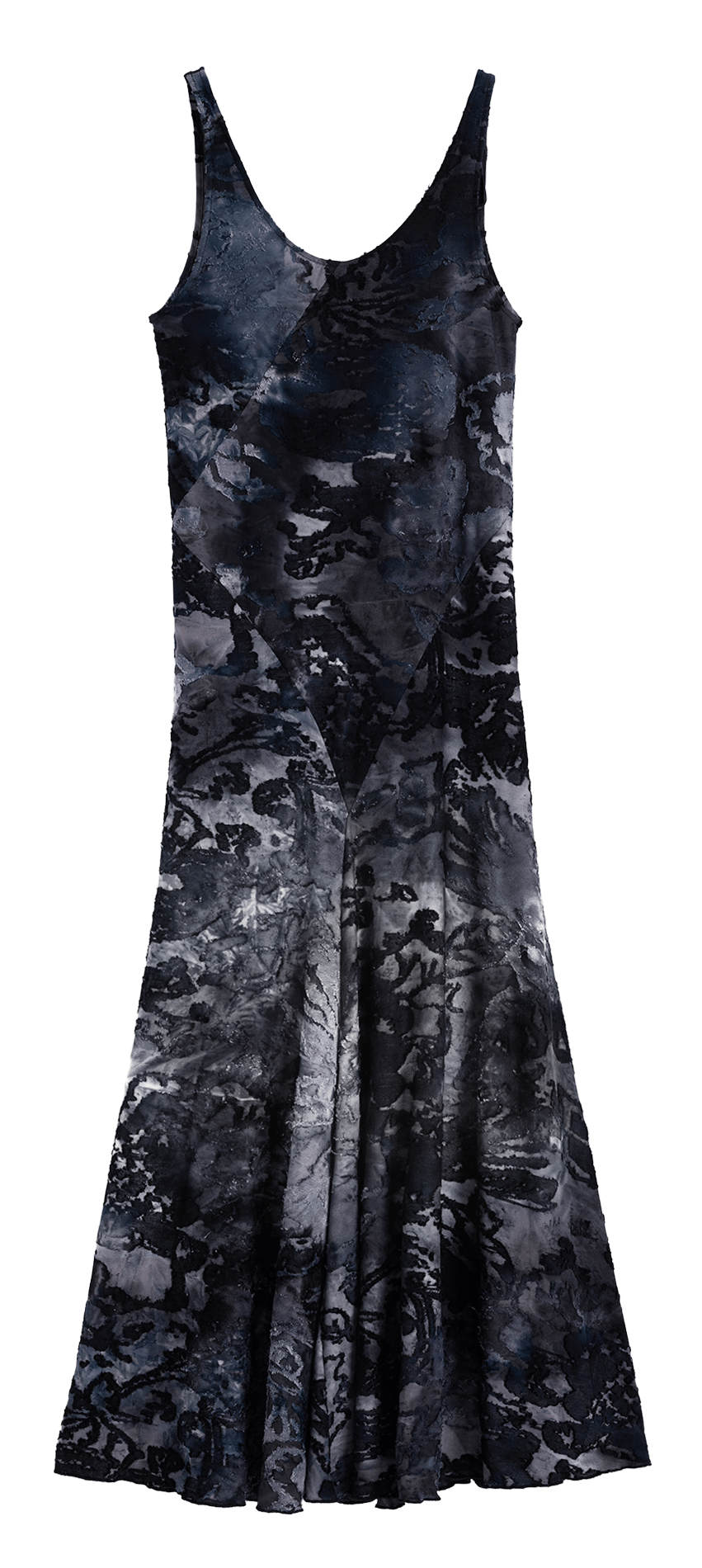 Long printed dress with sweater DESIGUAL Blue