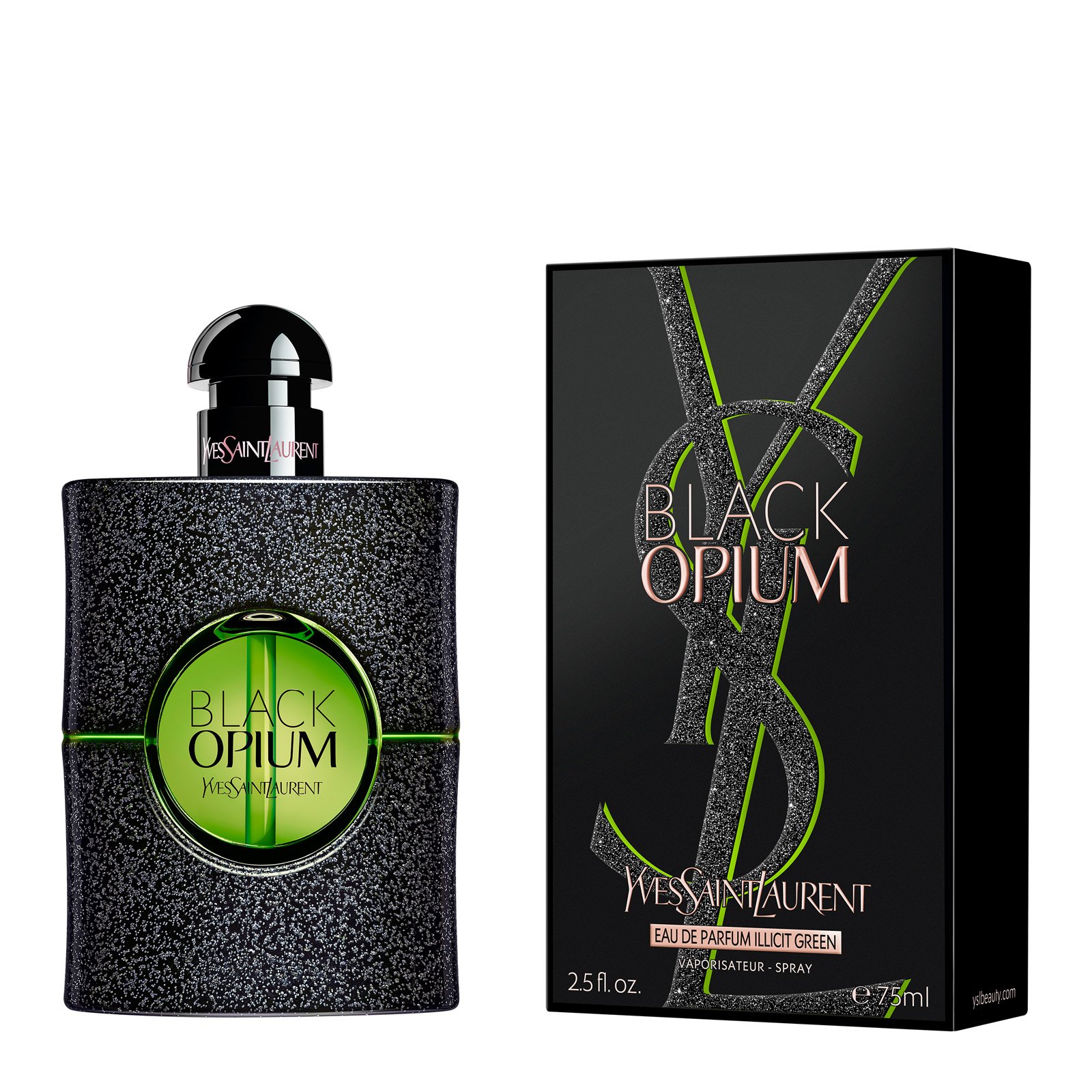 BLACK OPIUM ILLICIT GREEN EAU DE PARFUM YVES SAINT LAURENT PRINTEMPS BELLEZA Place des