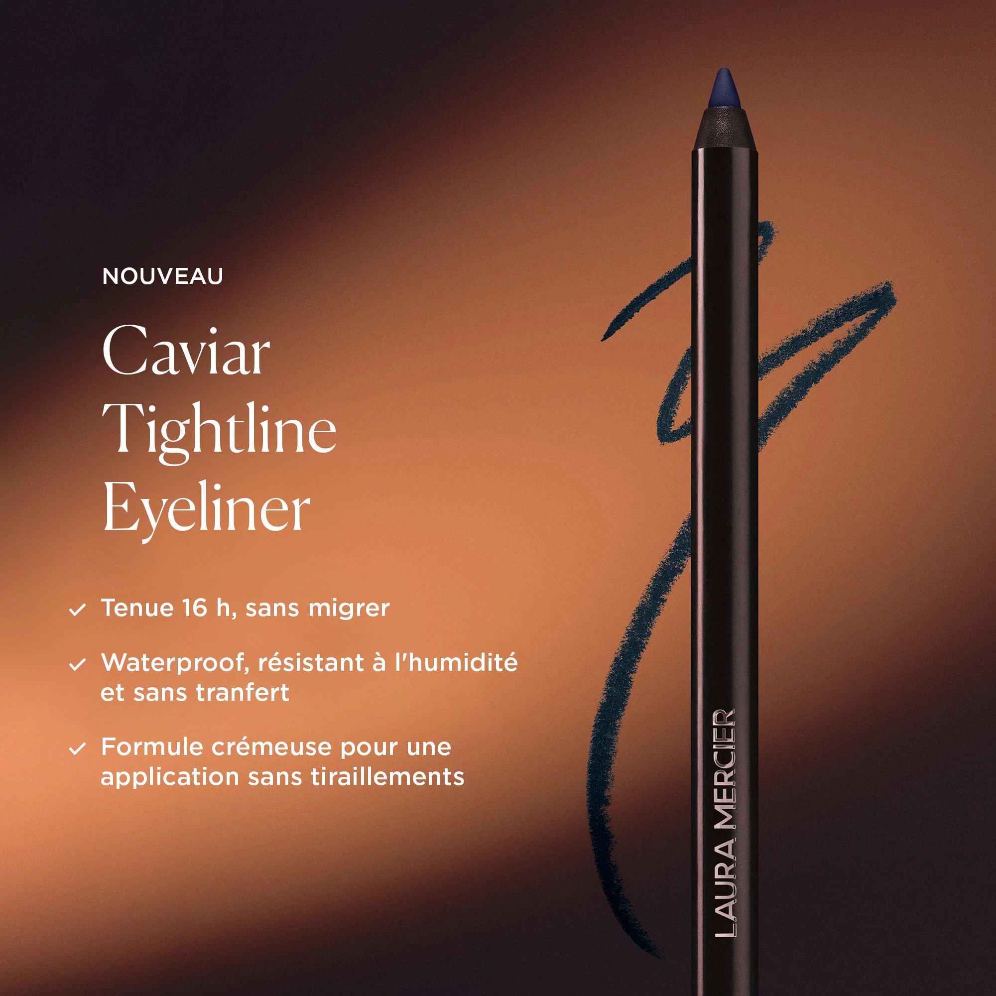 CAVIAR EYELINER LAURA MERCIER Tuxedo