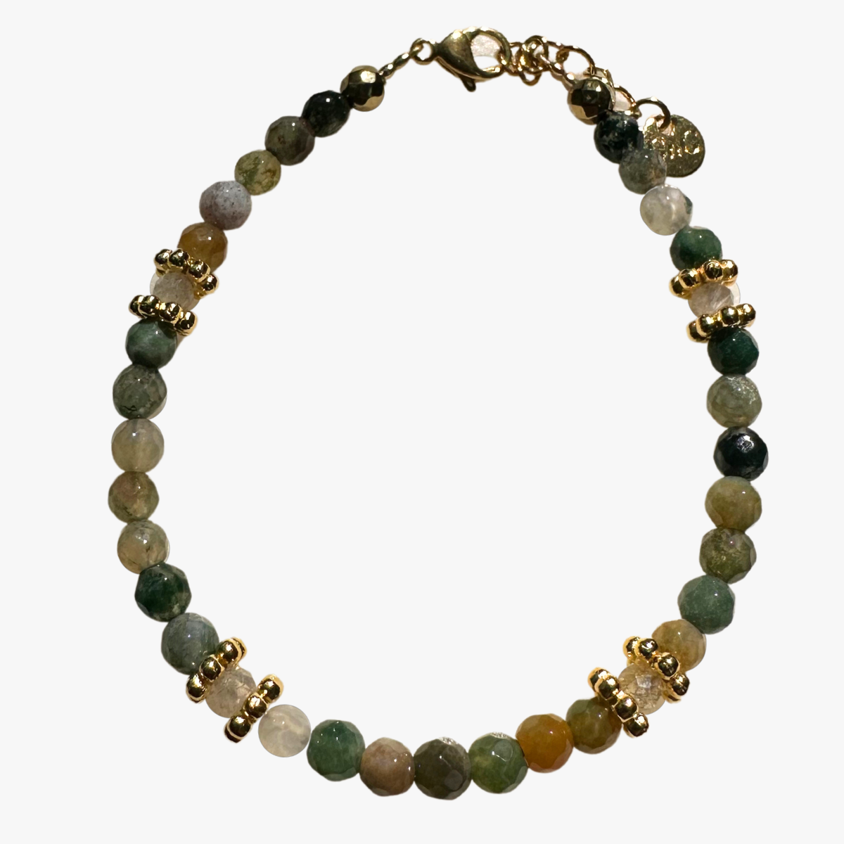 Indian agate bracelet GINANDGER Blue