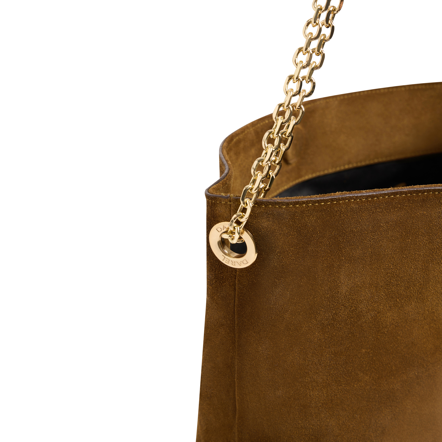 Suede hobo bag GERARD DAREL Beige