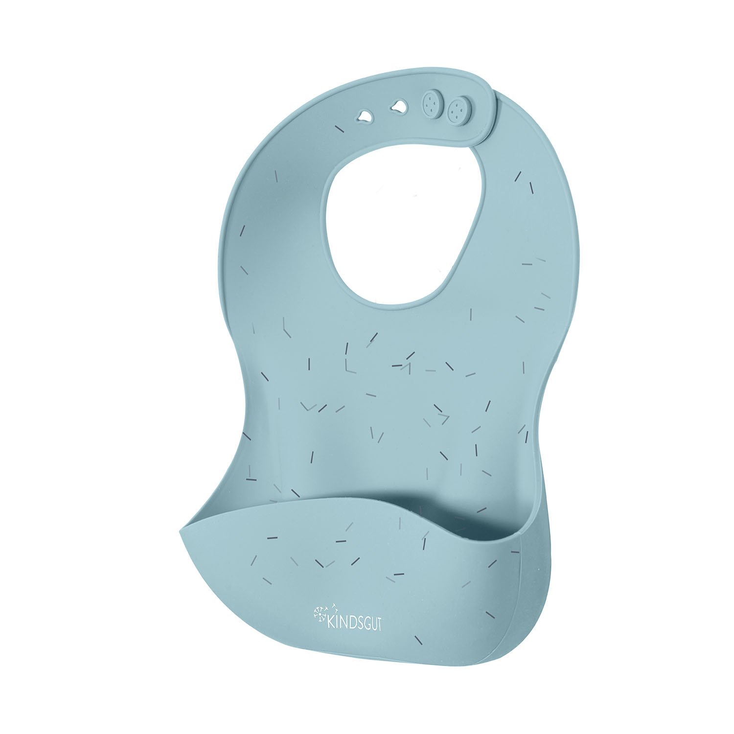 Silicone baby bib KINDSGUT Blue