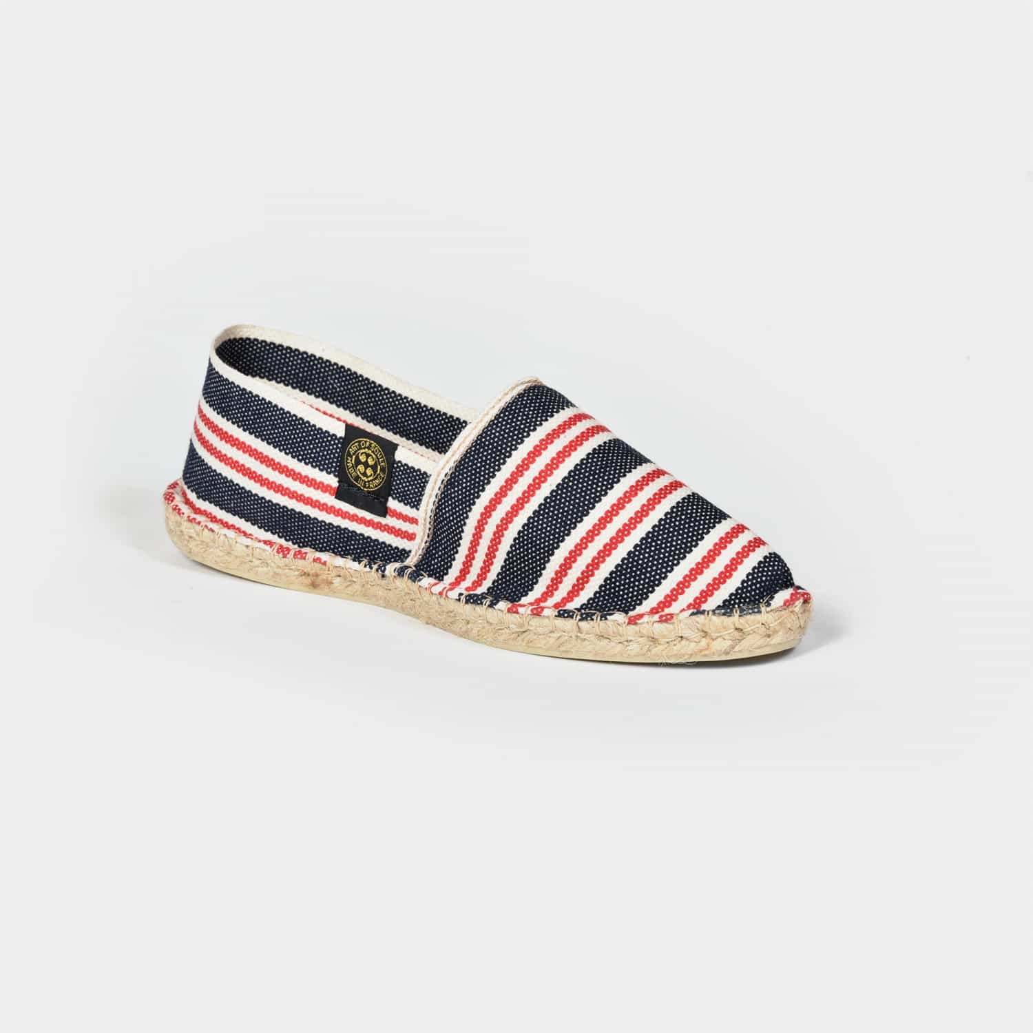 Striped espadrilles ART OF SOULE Red